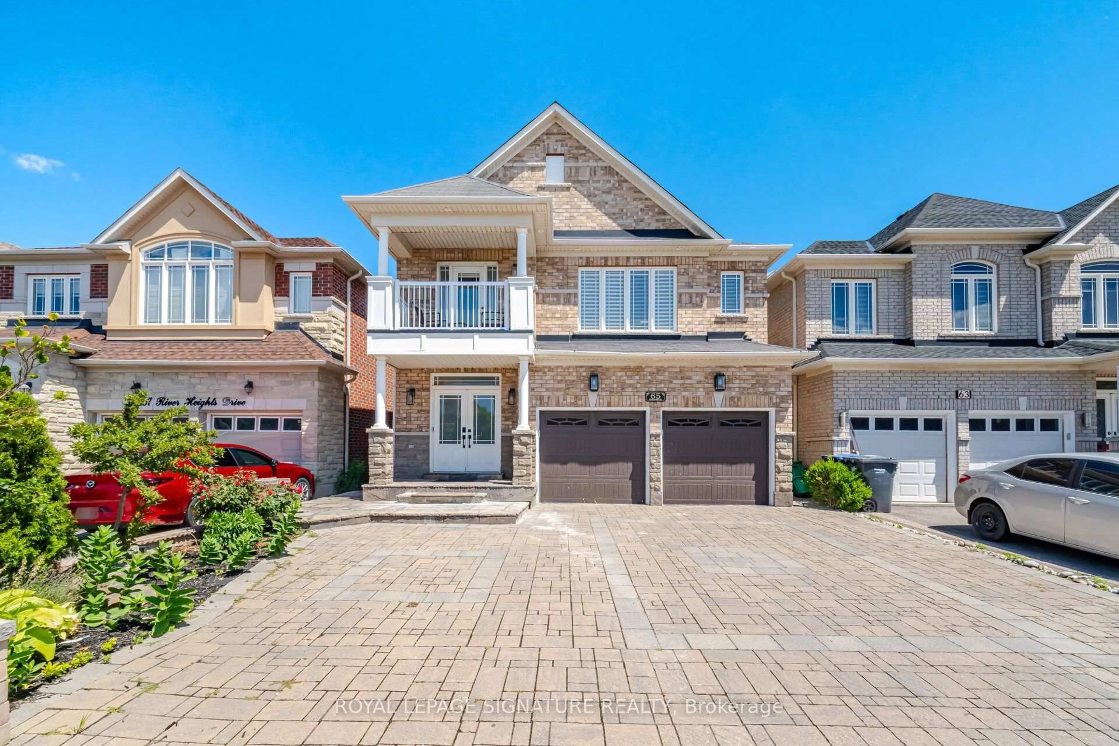 Home with brick exterior material, street for 65 River Heights Dr, Brampton Ontario L6P 3B7