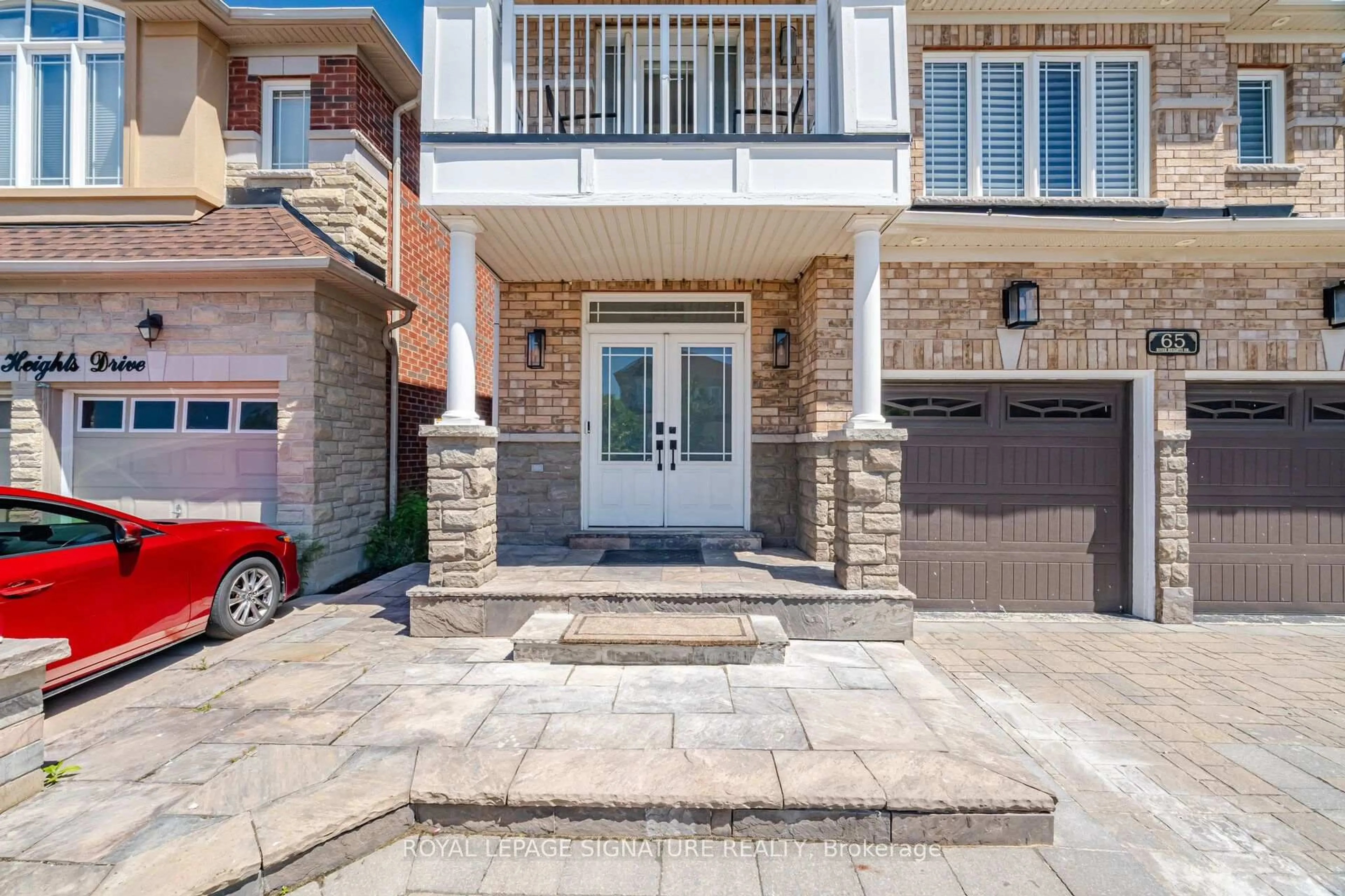 Home with brick exterior material, street for 65 River Heights Dr, Brampton Ontario L6P 3B7