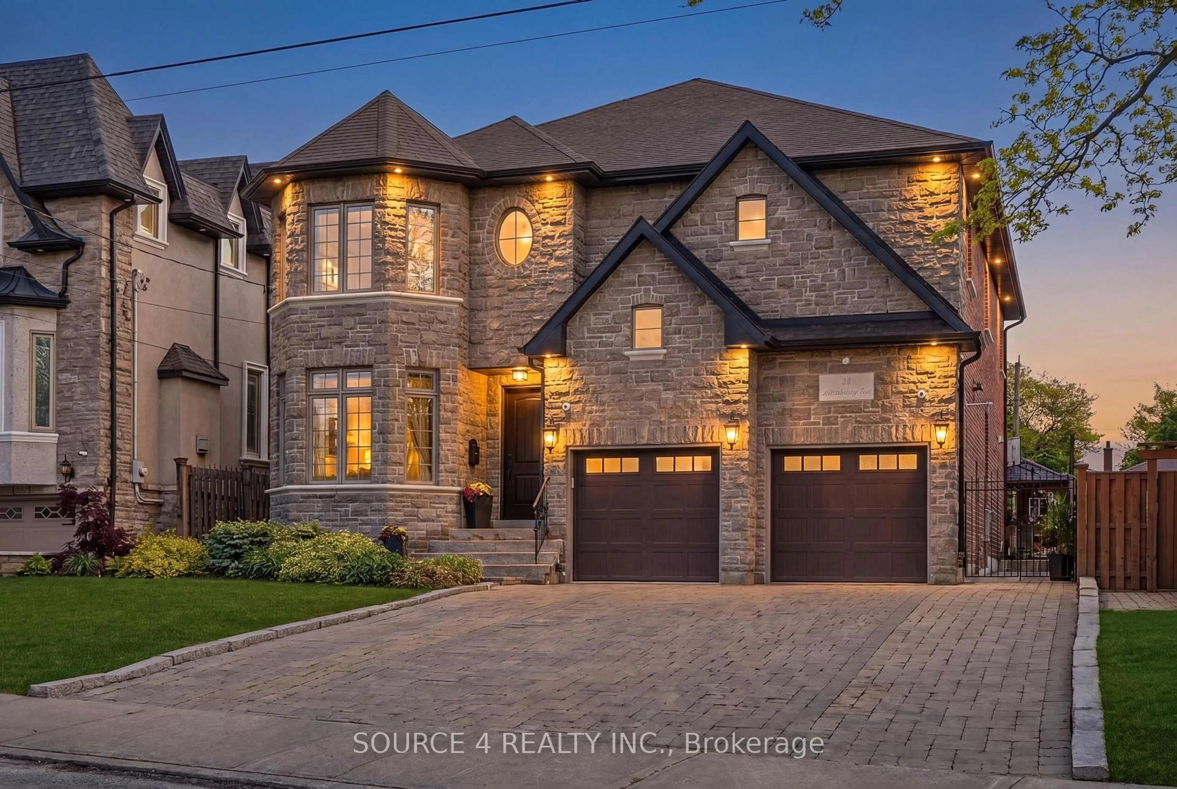Home with brick exterior material, street for 39 Amesbury Dr, Toronto Ontario M6M 4H5