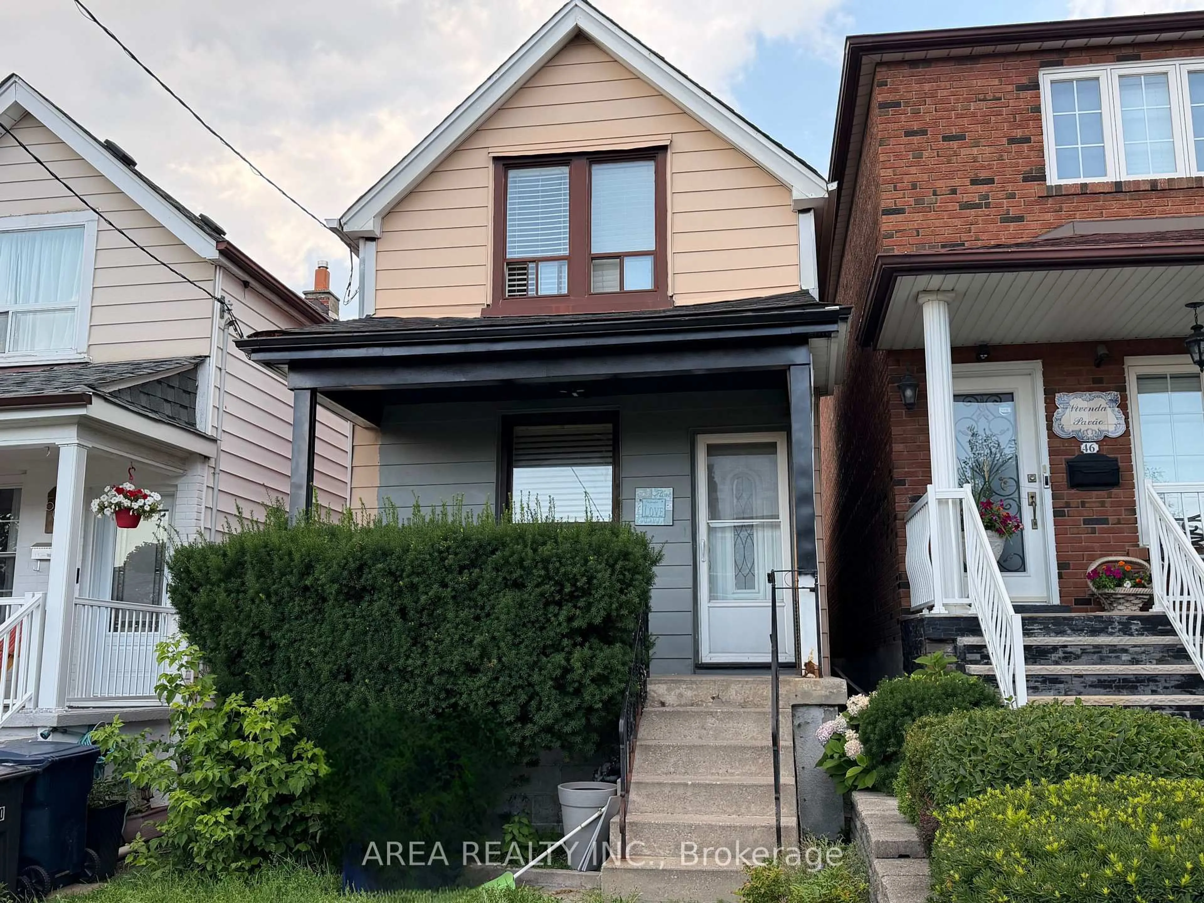 Home with brick exterior material, street for 48 Corby Ave, Toronto Ontario M6E 1V3