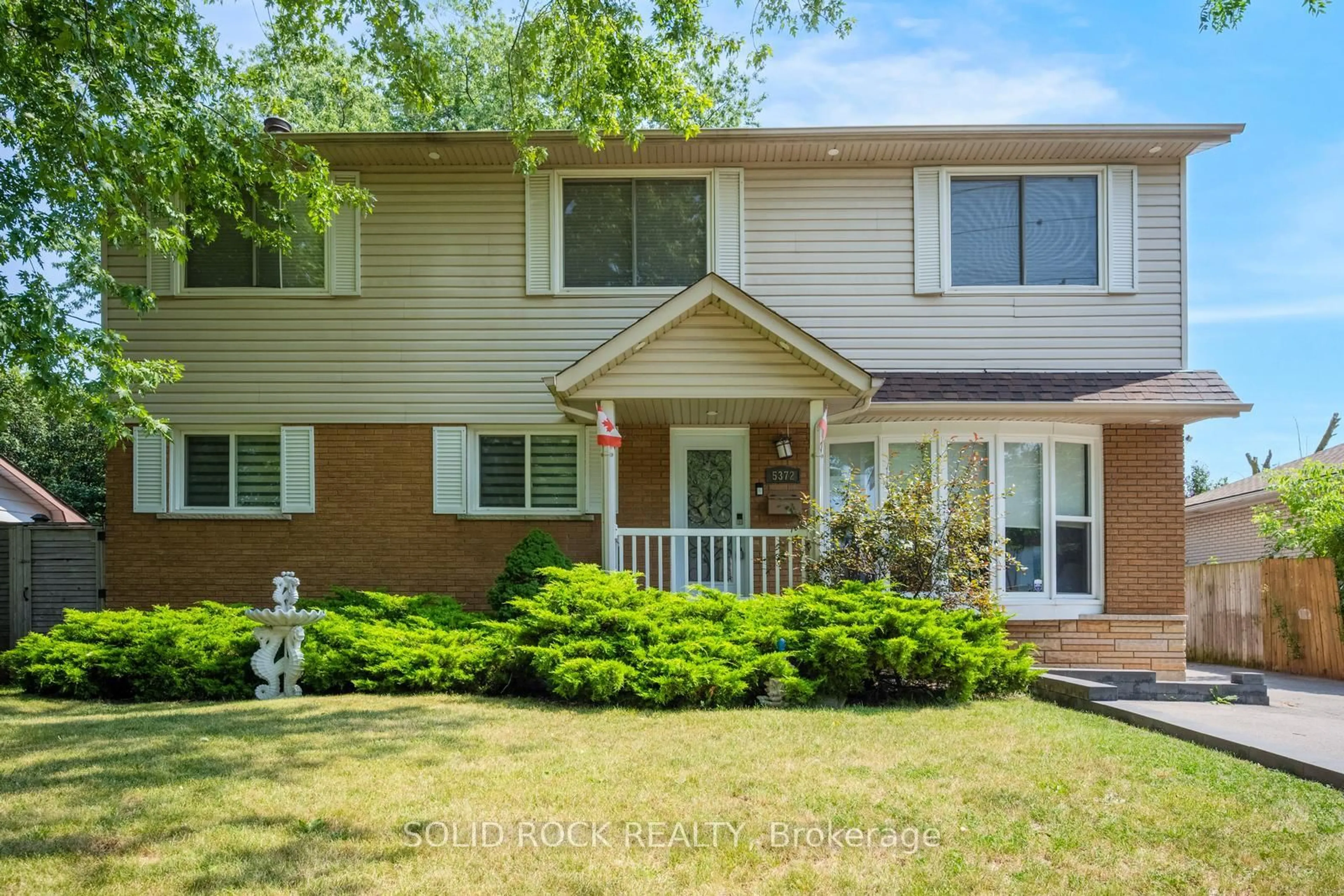 Home with brick exterior material, street for 5372 Spruce Ave, Burlington Ontario L7L 1N7