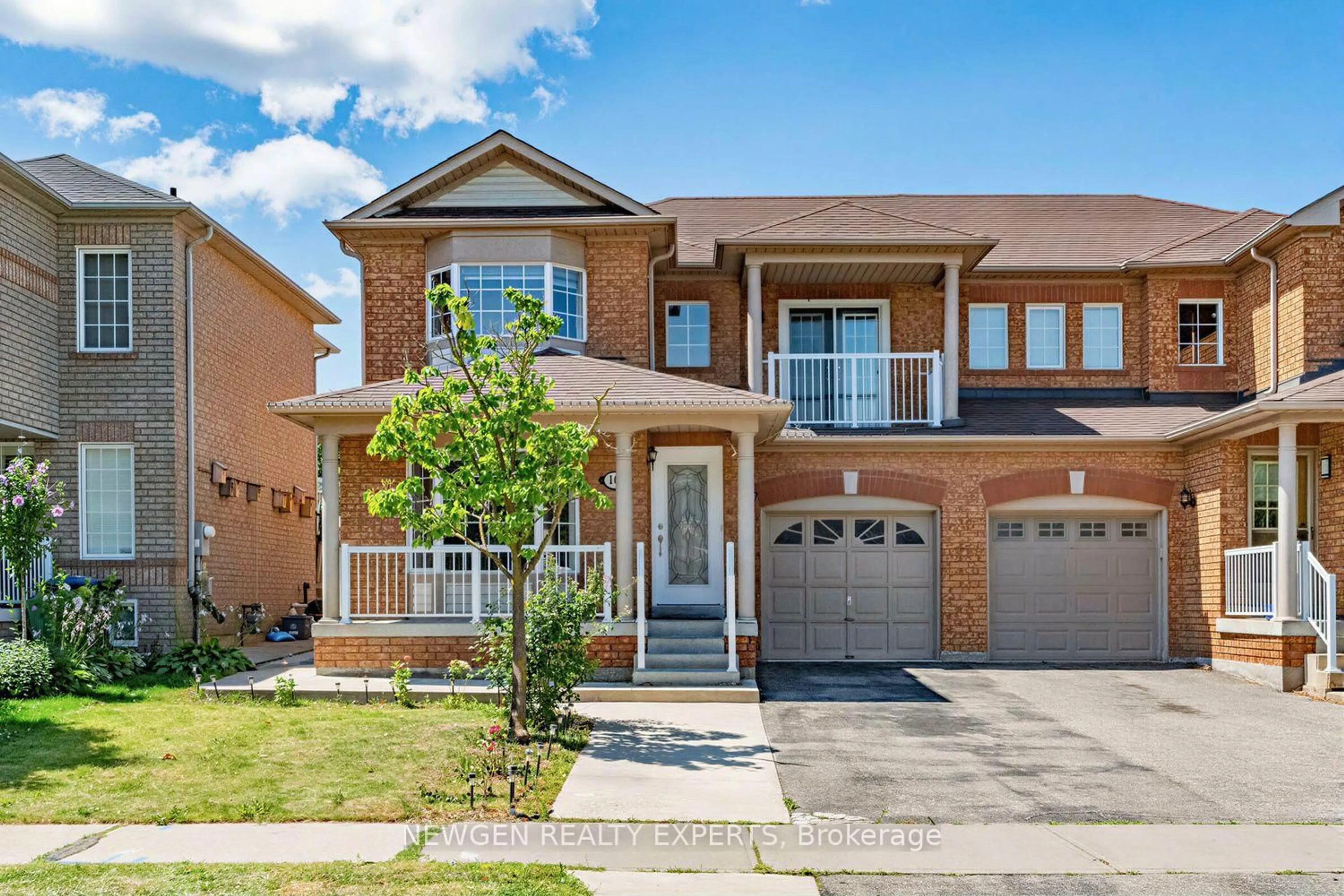 Home with brick exterior material, street for 10 Checkerberry Cres, Brampton Ontario L6R 2T2