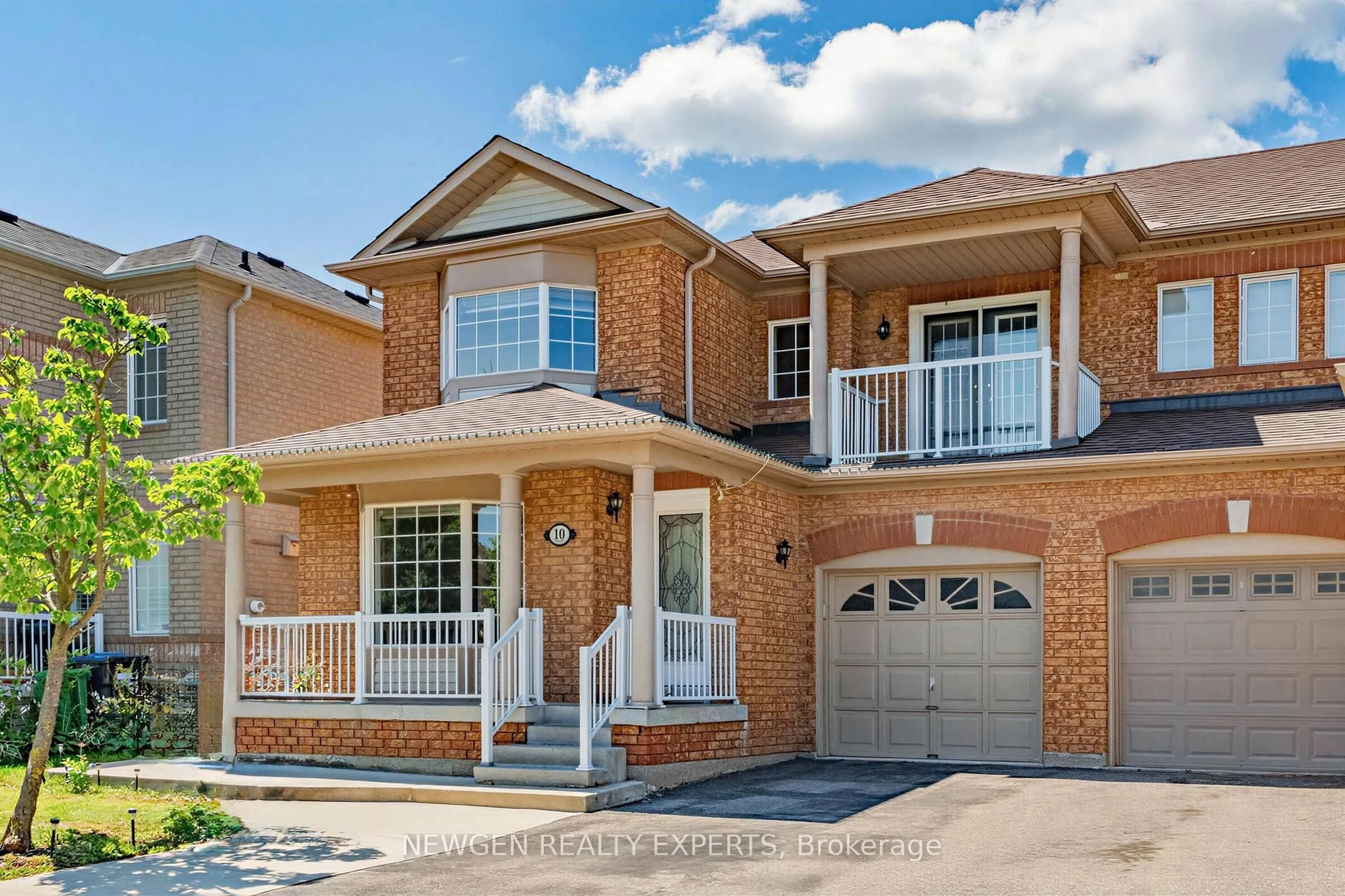 Home with brick exterior material, street for 10 Checkerberry Cres, Brampton Ontario L6R 2T2