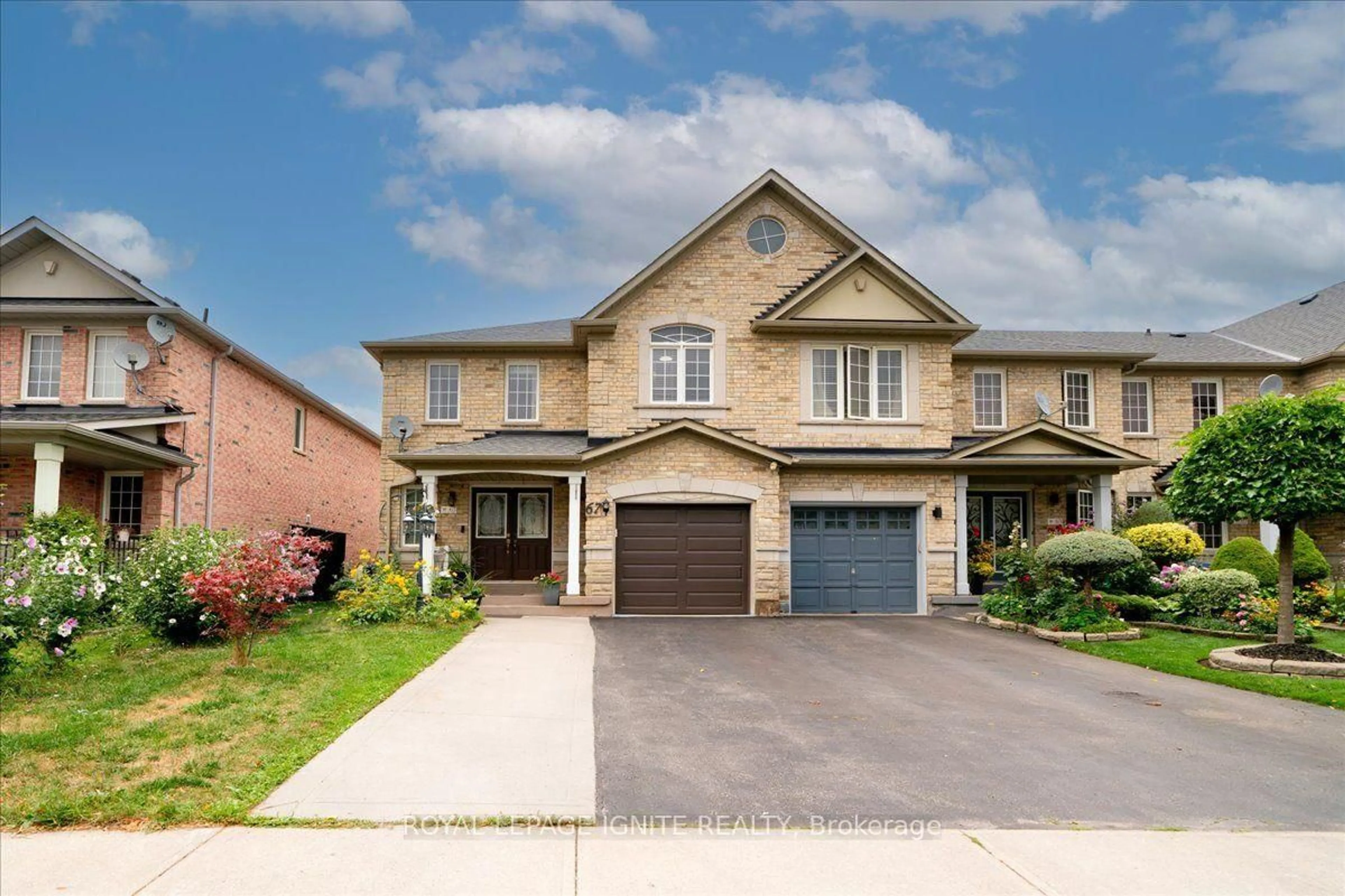 Home with brick exterior material, street for 67 Severin St, Brampton Ontario L6R 0P3