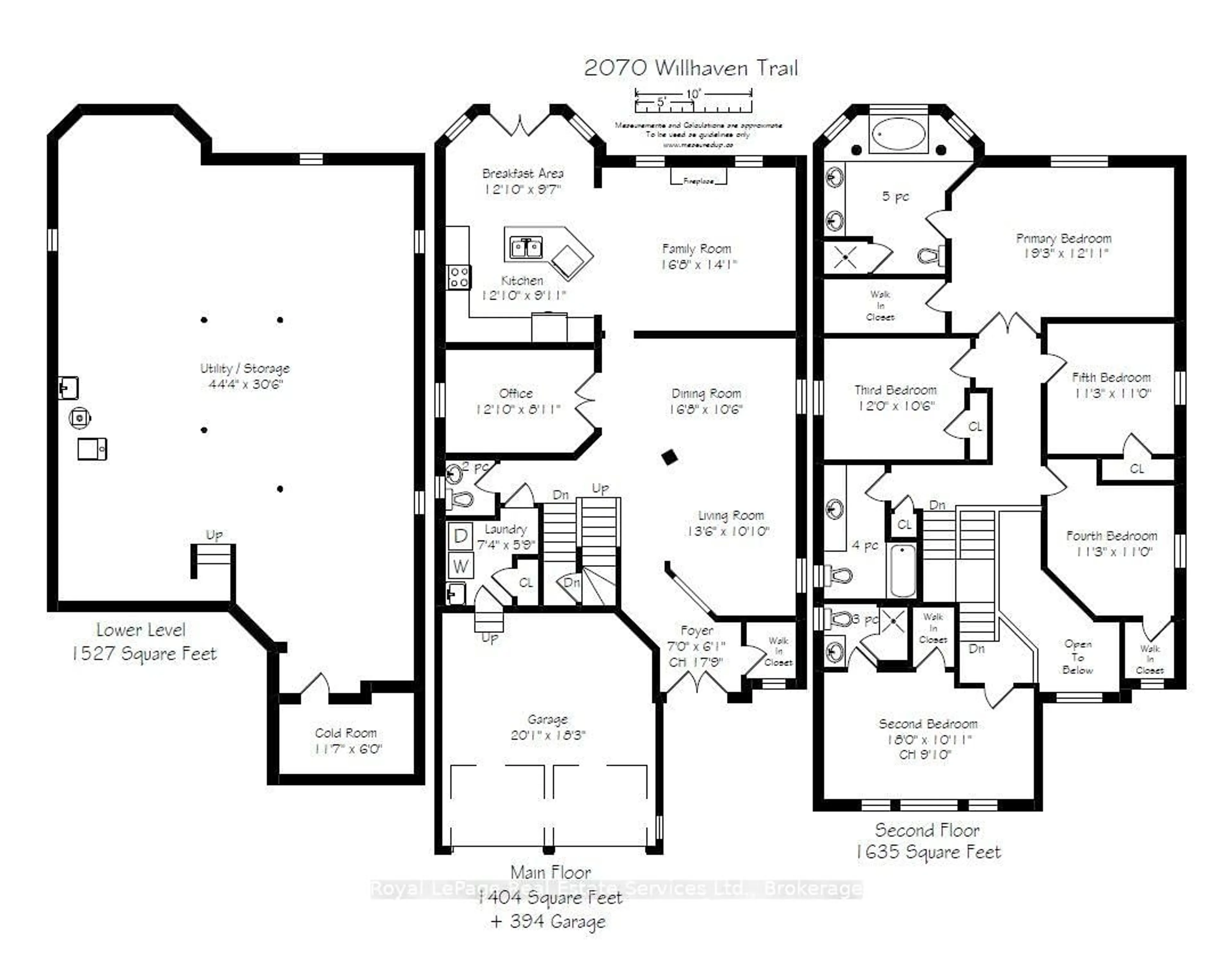 Floor plan for 2070 Willhaven Tr, Oakville Ontario L6M 5G3