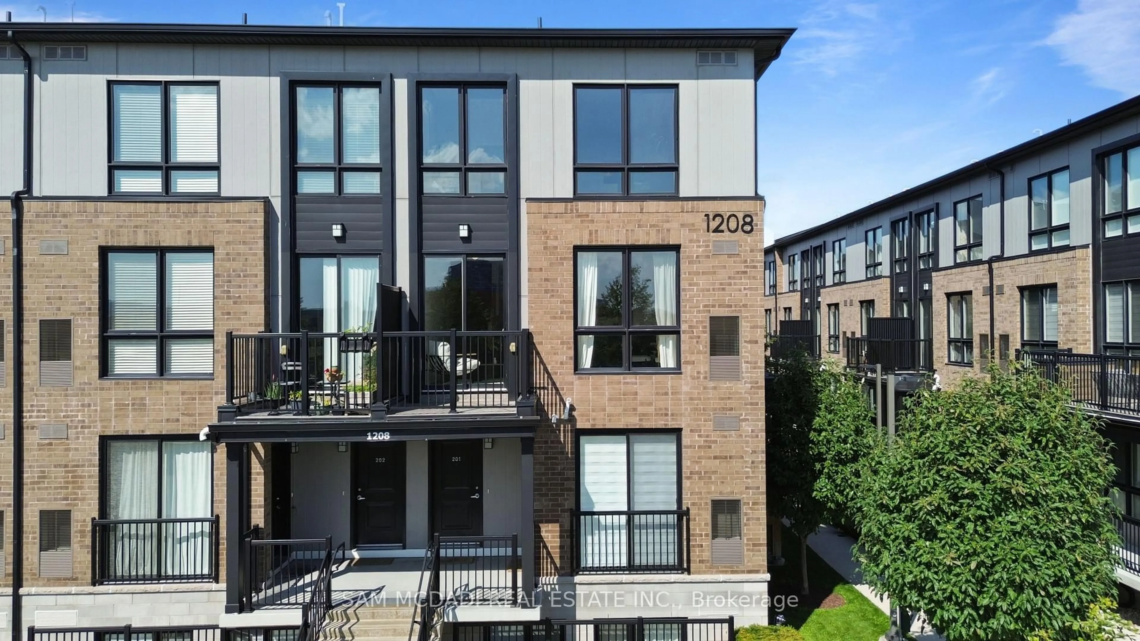 Home with brick exterior material, unknown for 1208 Main St #201, Milton Ontario L9T 9K7