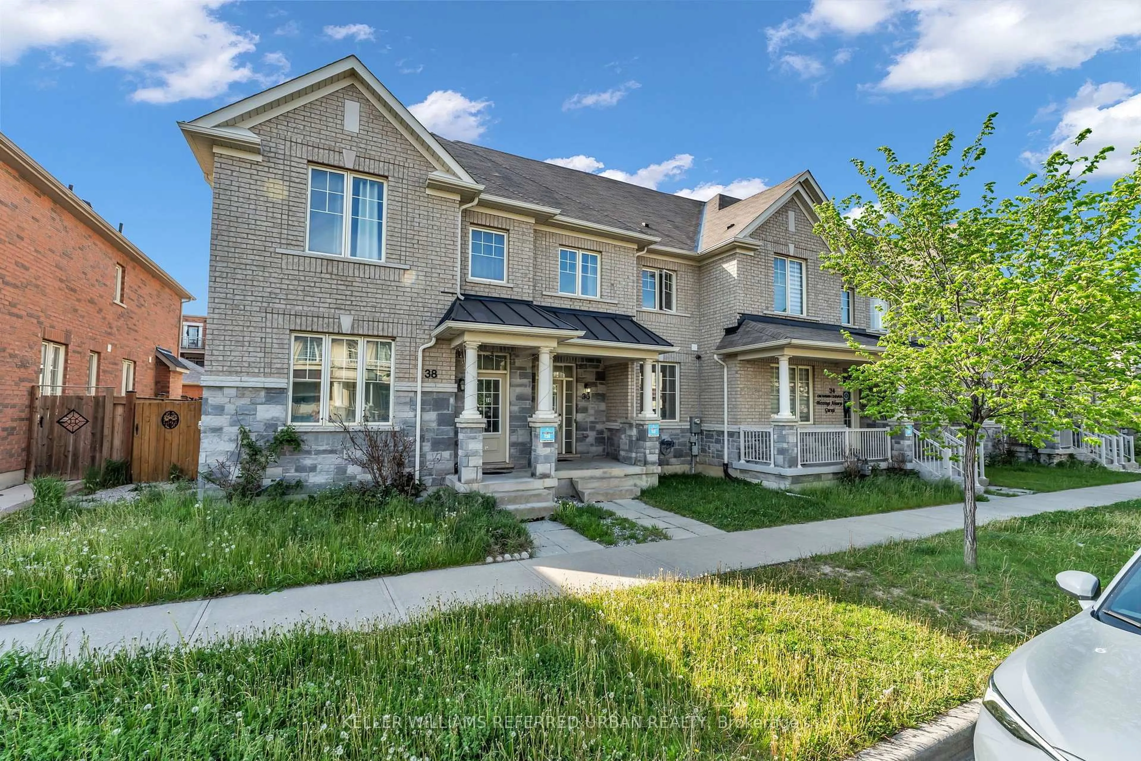Home with brick exterior material, street for 36 Ledger Point Cres, Brampton Ontario L6R 3W3