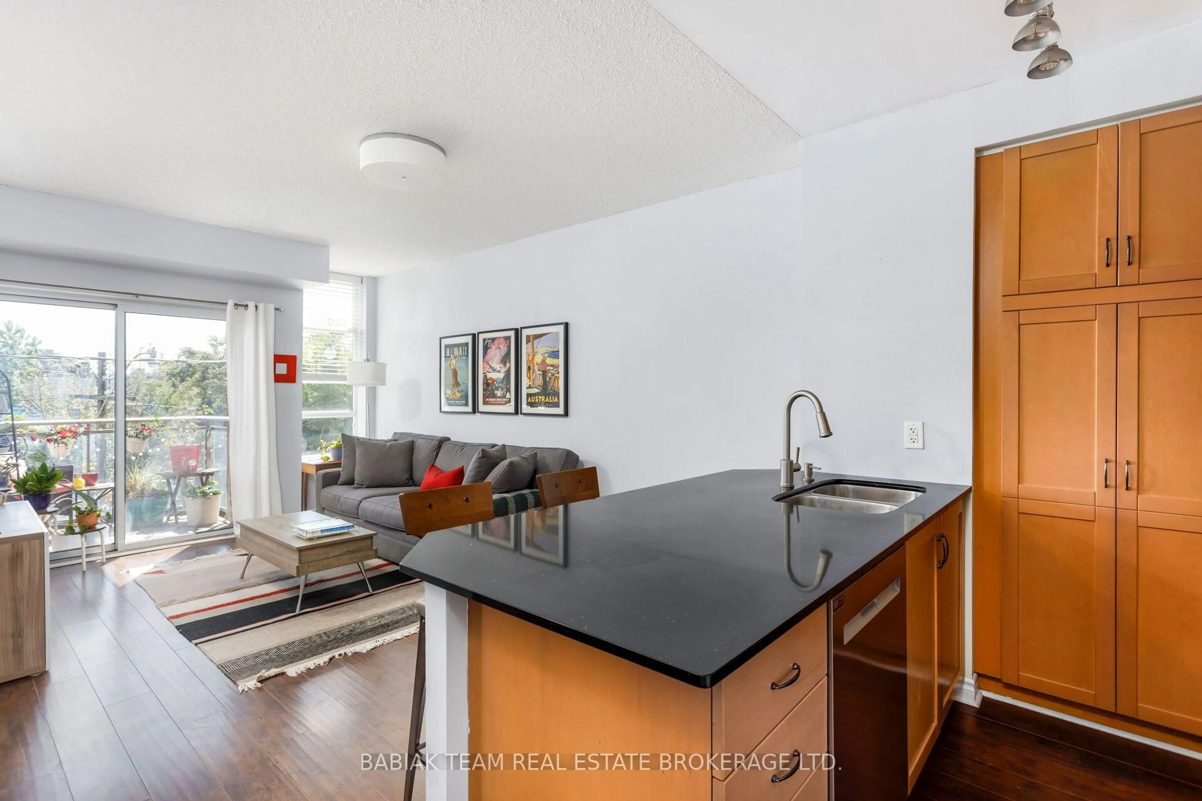 Open concept kitchen, unknown for 2495 Dundas Street West St #307, Toronto Ontario M6P 1X4