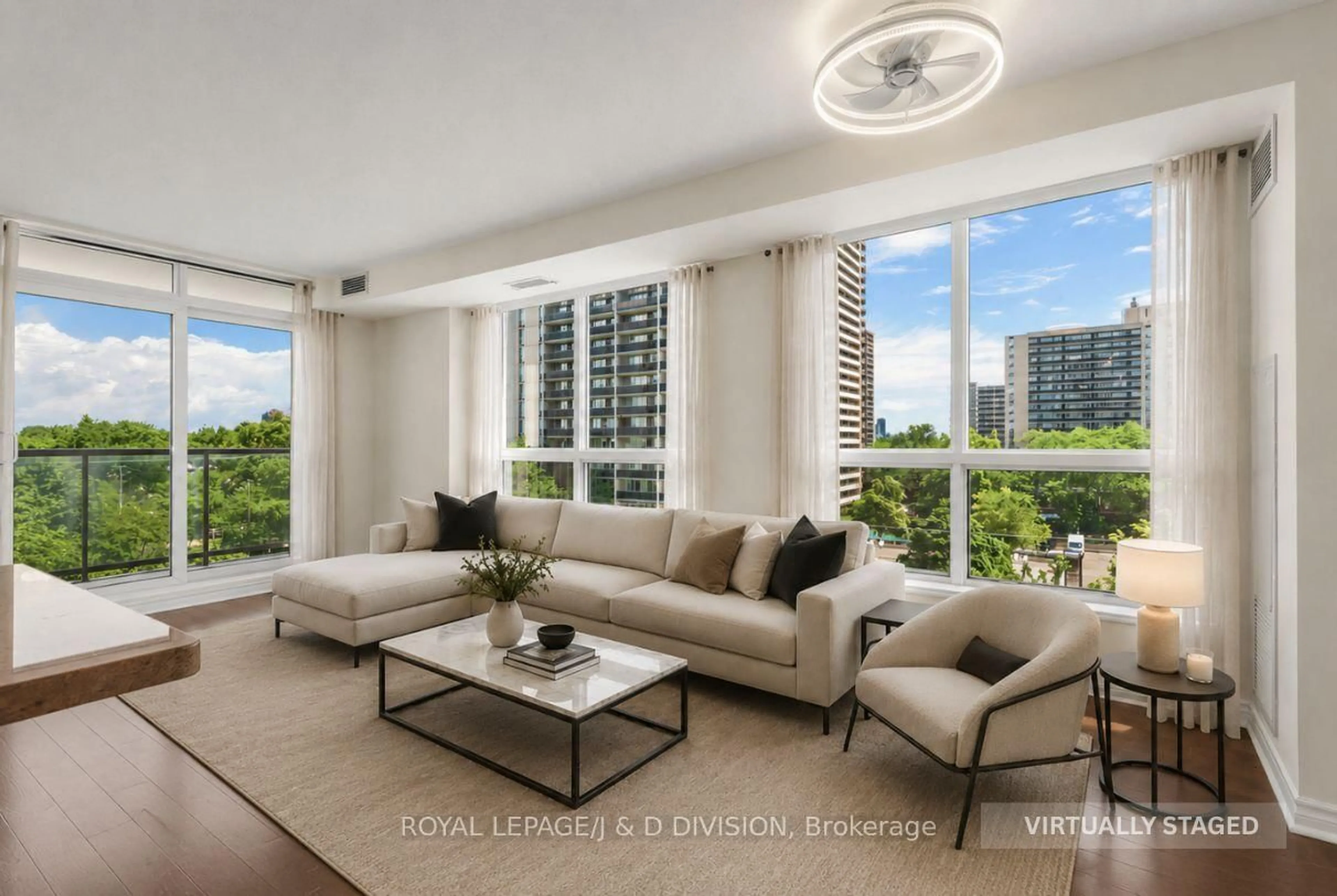 Living room with furniture, unknown for 70 High Park Ave #503, Toronto Ontario M6P 1A1