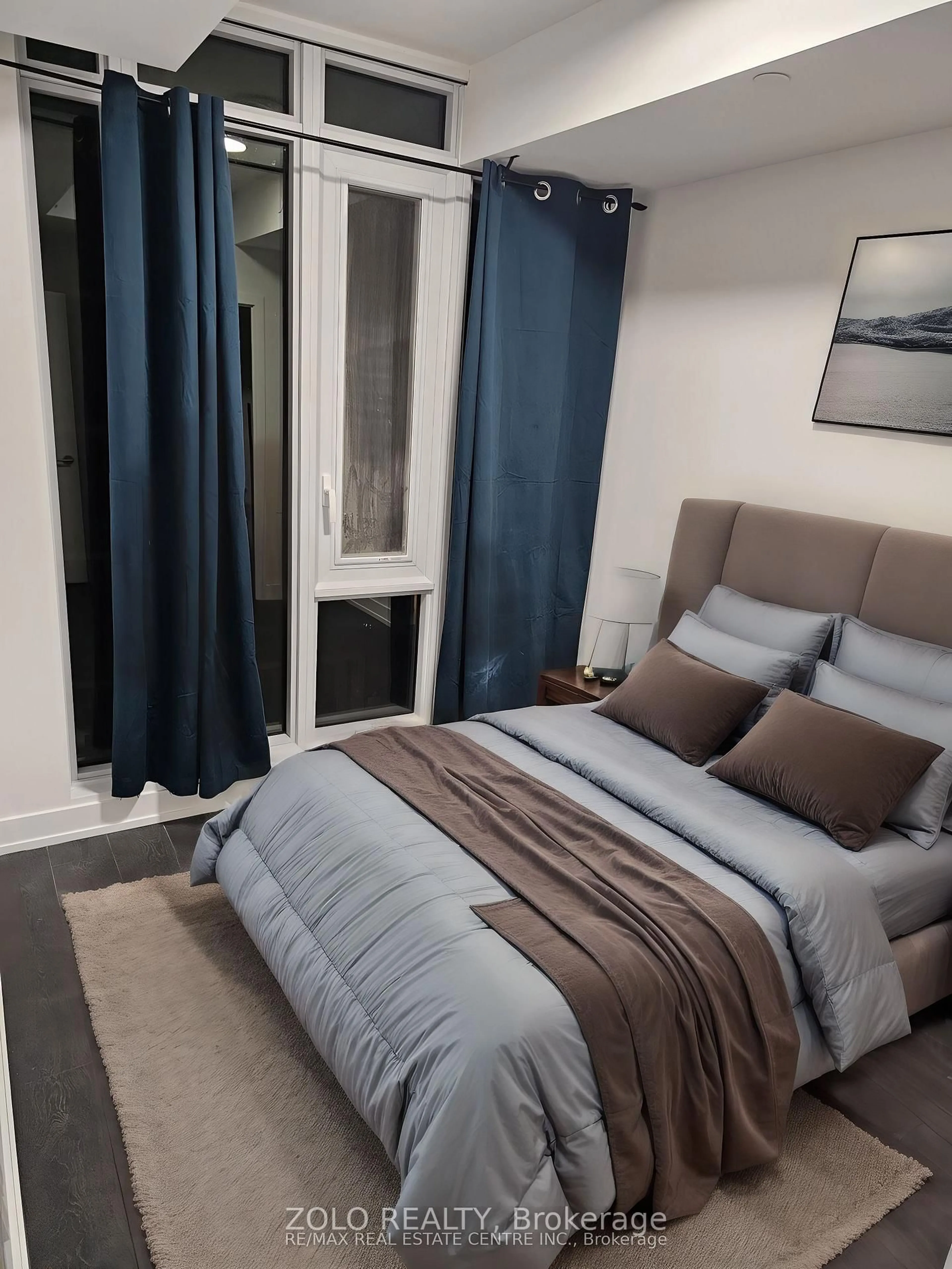 Bedroom with bed, unknown for 225 Veterans Dr #1007, Brampton Ontario L7A 0B6