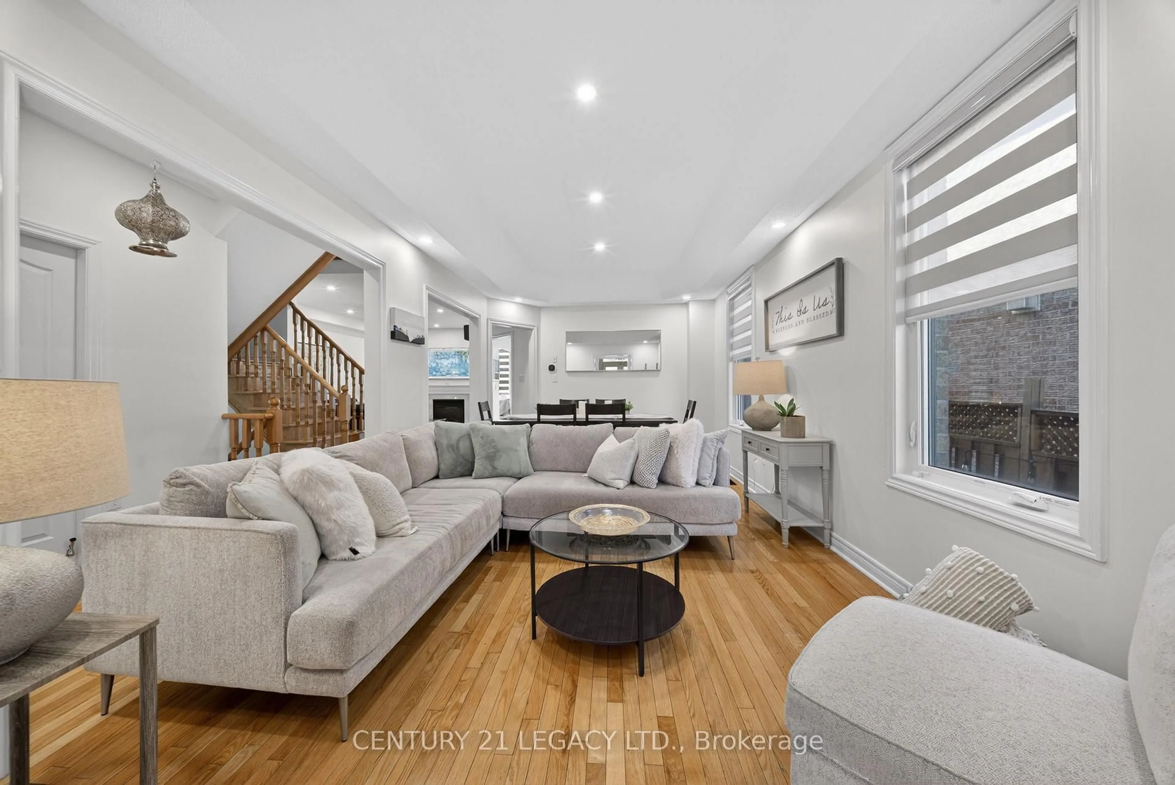 Living room with furniture, unknown for 12 Aria Lane, Brampton Ontario L6S 6J5