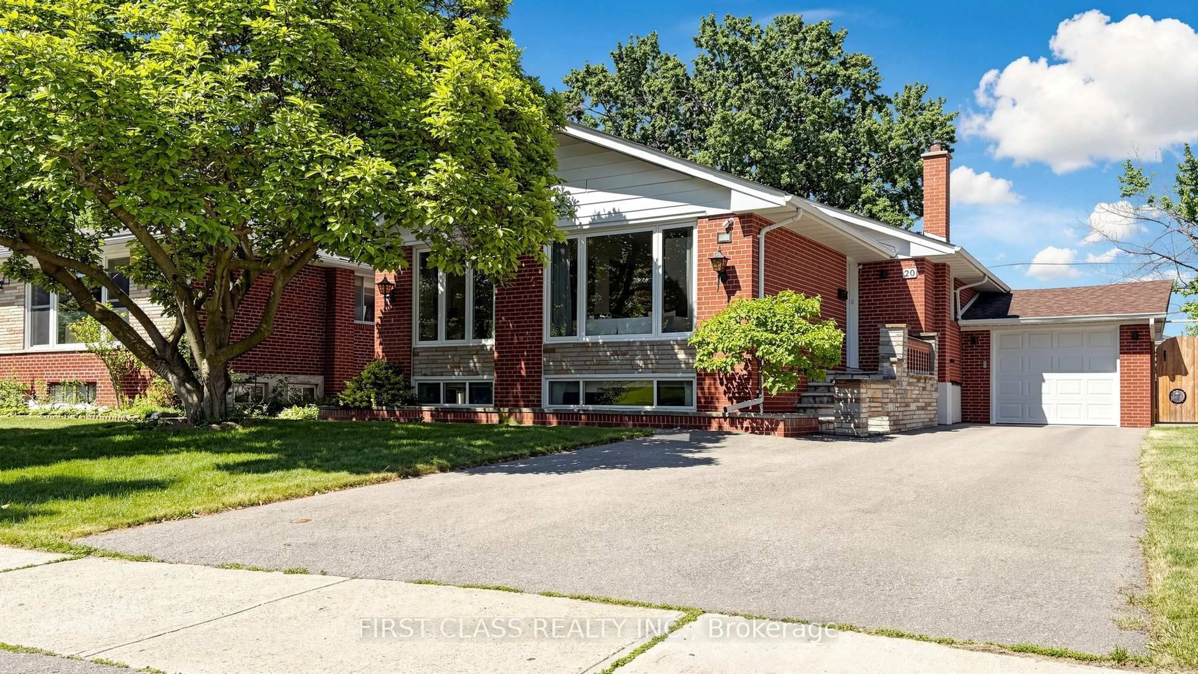 Home with brick exterior material, street for 20 Brampton Rd, Toronto Ontario M9R 3J1