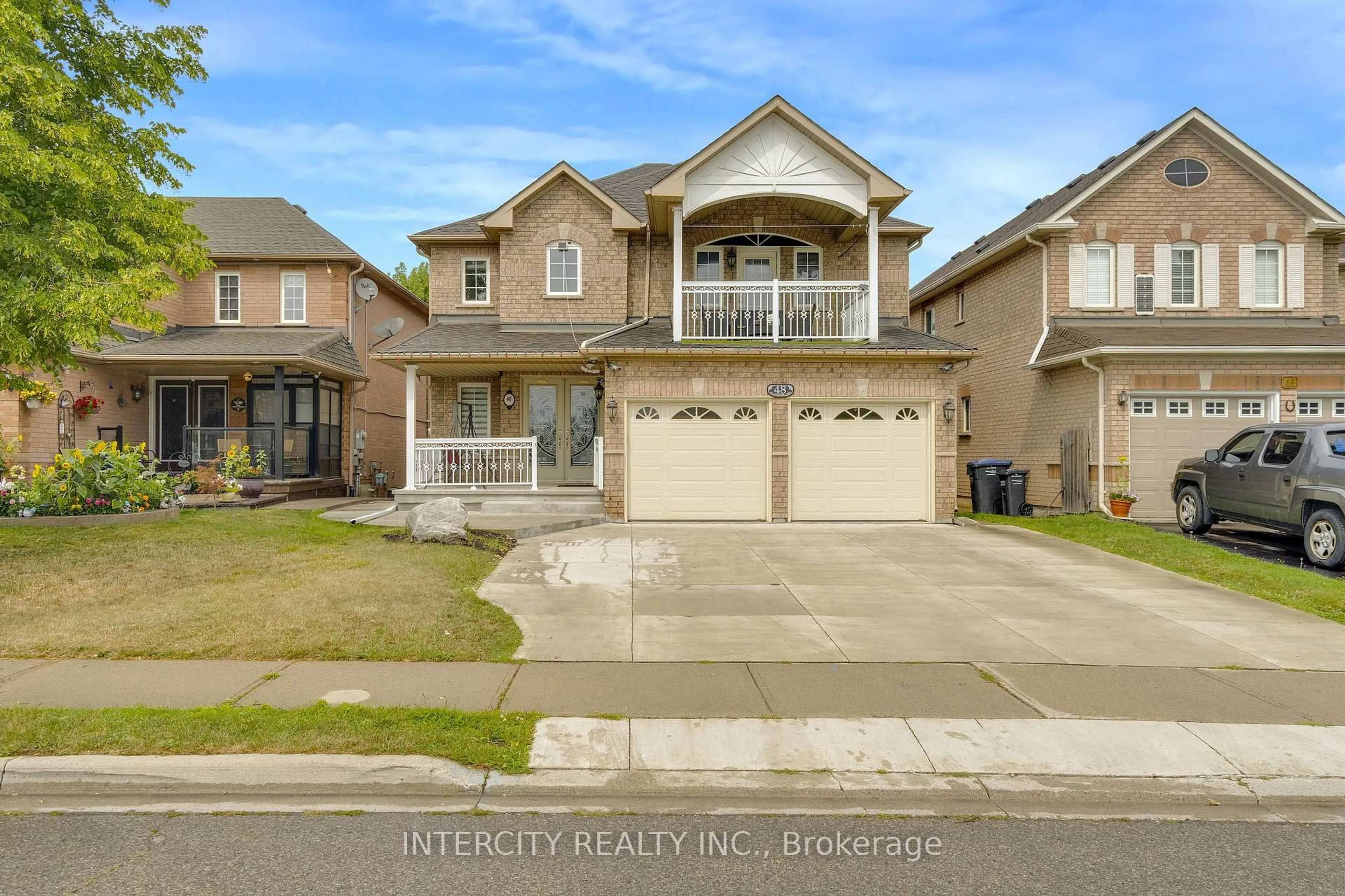 Home with brick exterior material, street for 48 Avalanche Cres, Brampton Ontario L6P 1M5