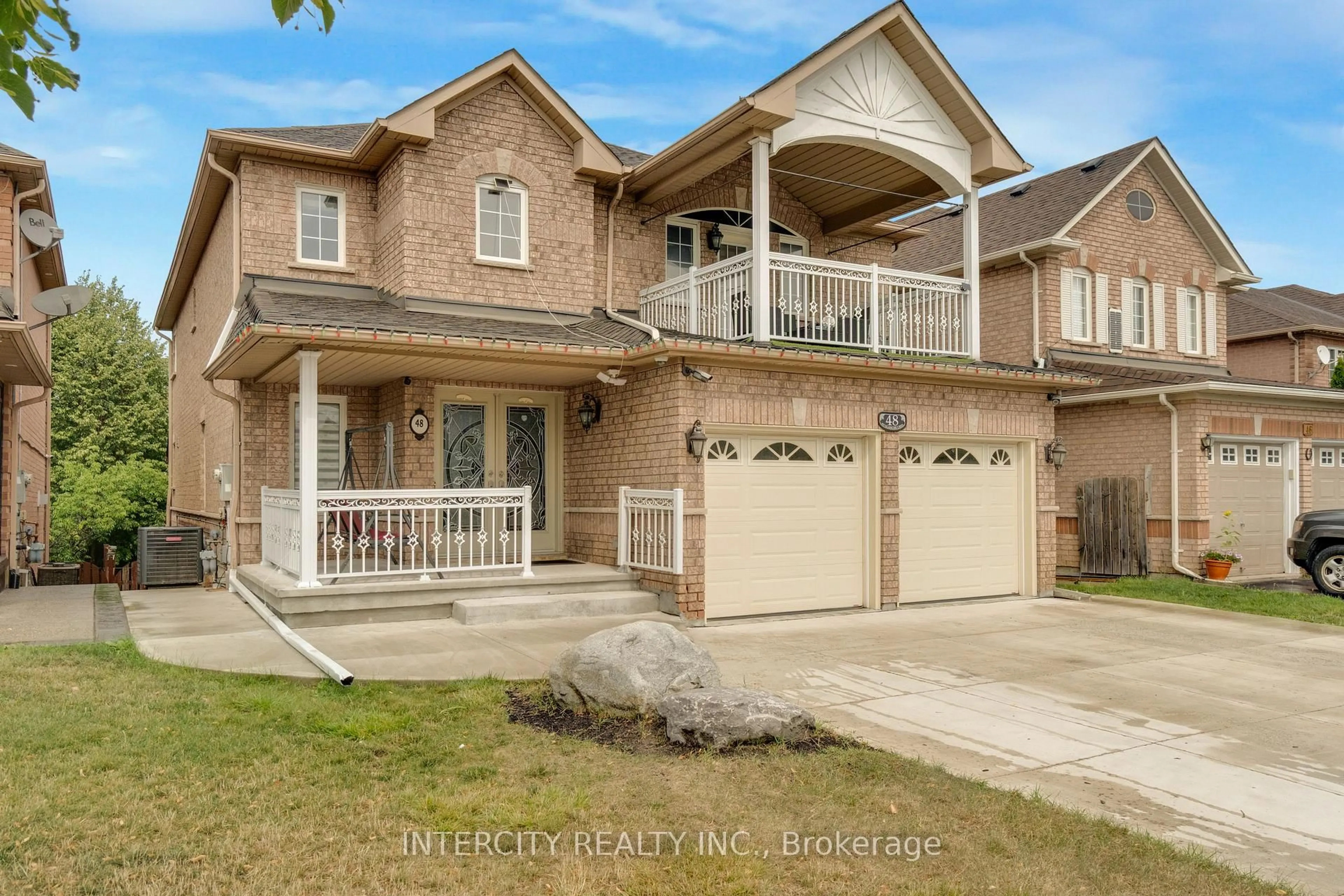 Home with brick exterior material, street for 48 Avalanche Cres, Brampton Ontario L6P 1M5