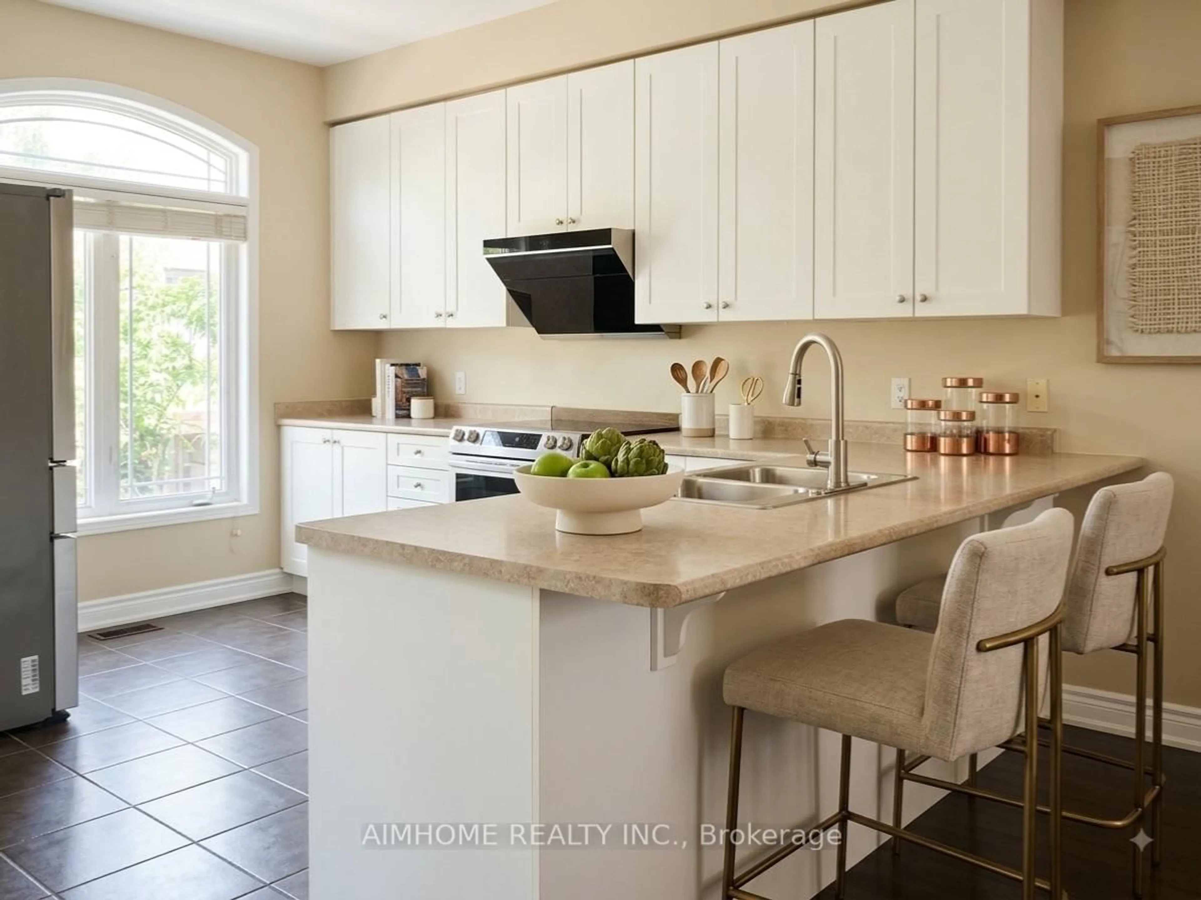 Contemporary kitchen, ceramic/tile floor for 6625 Falconer Dr #57, Mississauga Ontario L5N 0C3