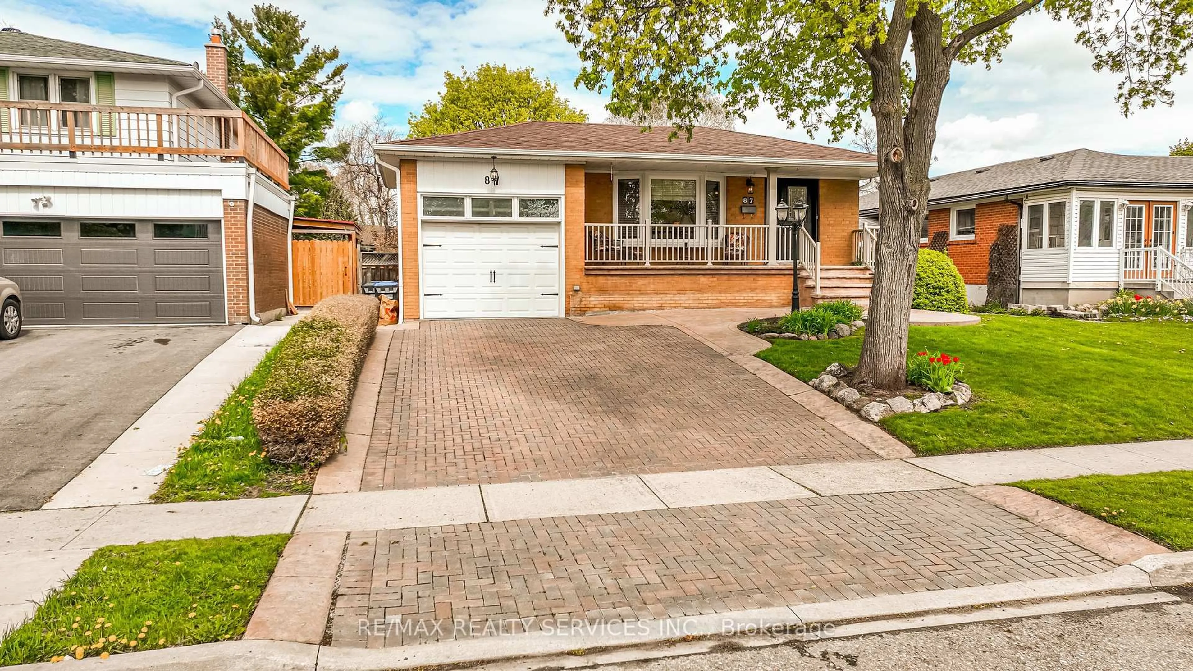 Home with brick exterior material, street for 87 Ambleside Dr, Brampton Ontario L6Y 1C1