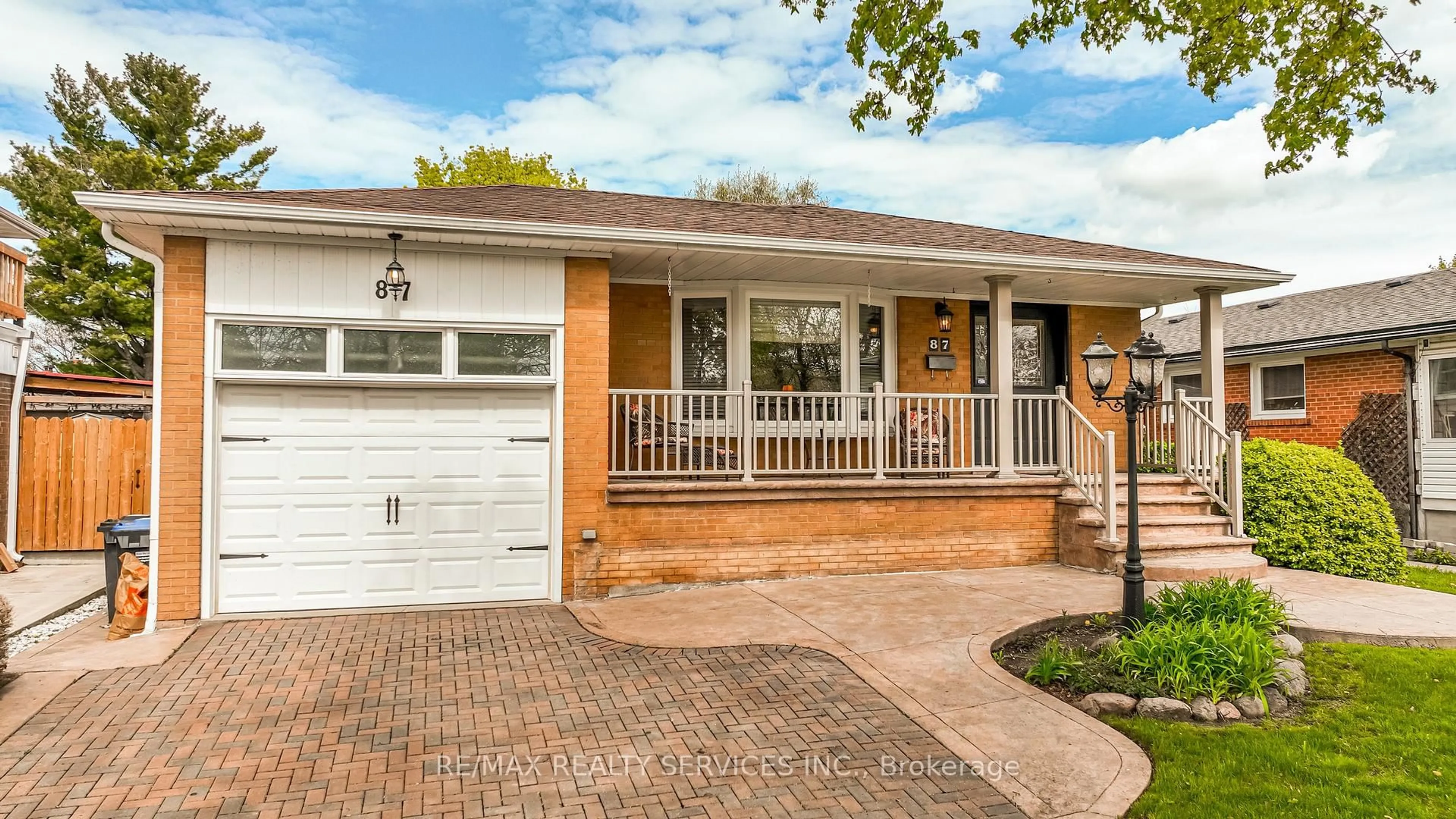 Home with brick exterior material, street for 87 Ambleside Dr, Brampton Ontario L6Y 1C1