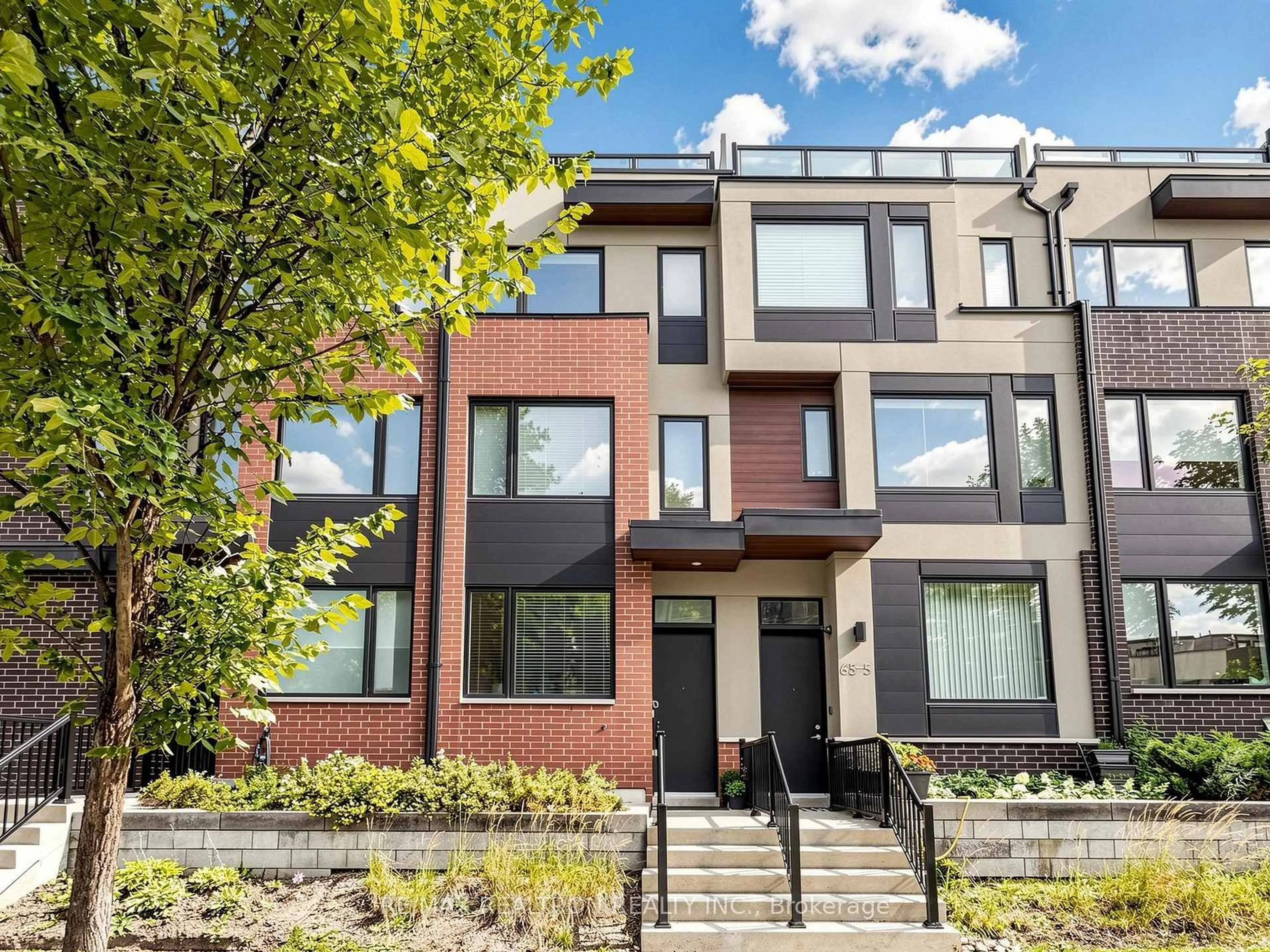 Home with brick exterior material, street for 65 Thomas Mullholand Dr #6, Toronto Ontario M3K 0A7