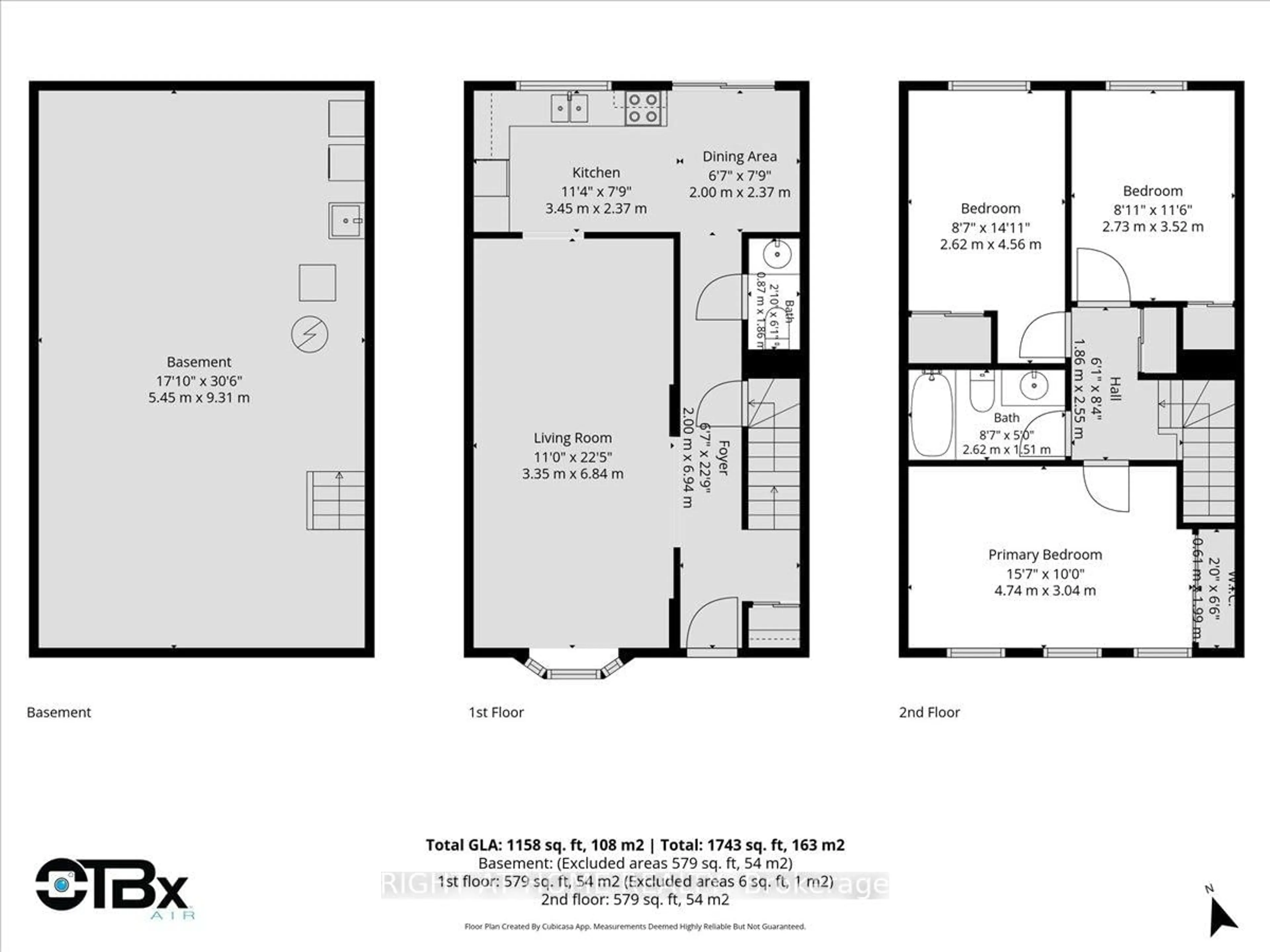 Floor plan for 1020 Central Park Dr #2, Brampton Ontario L6S 3J5