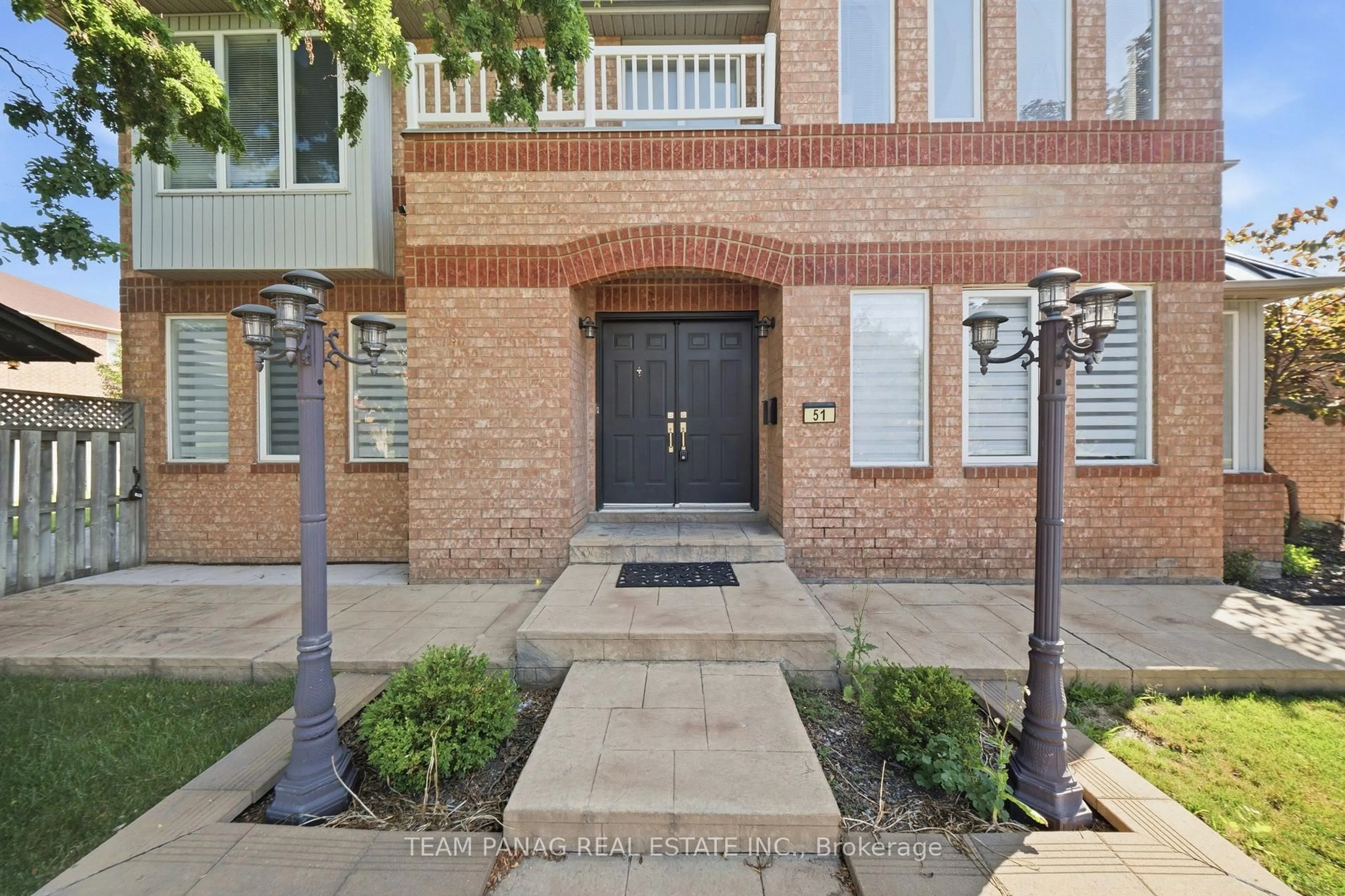 Home with brick exterior material, street for 51 Pebblestone Circ, Brampton Ontario L6X 4N2