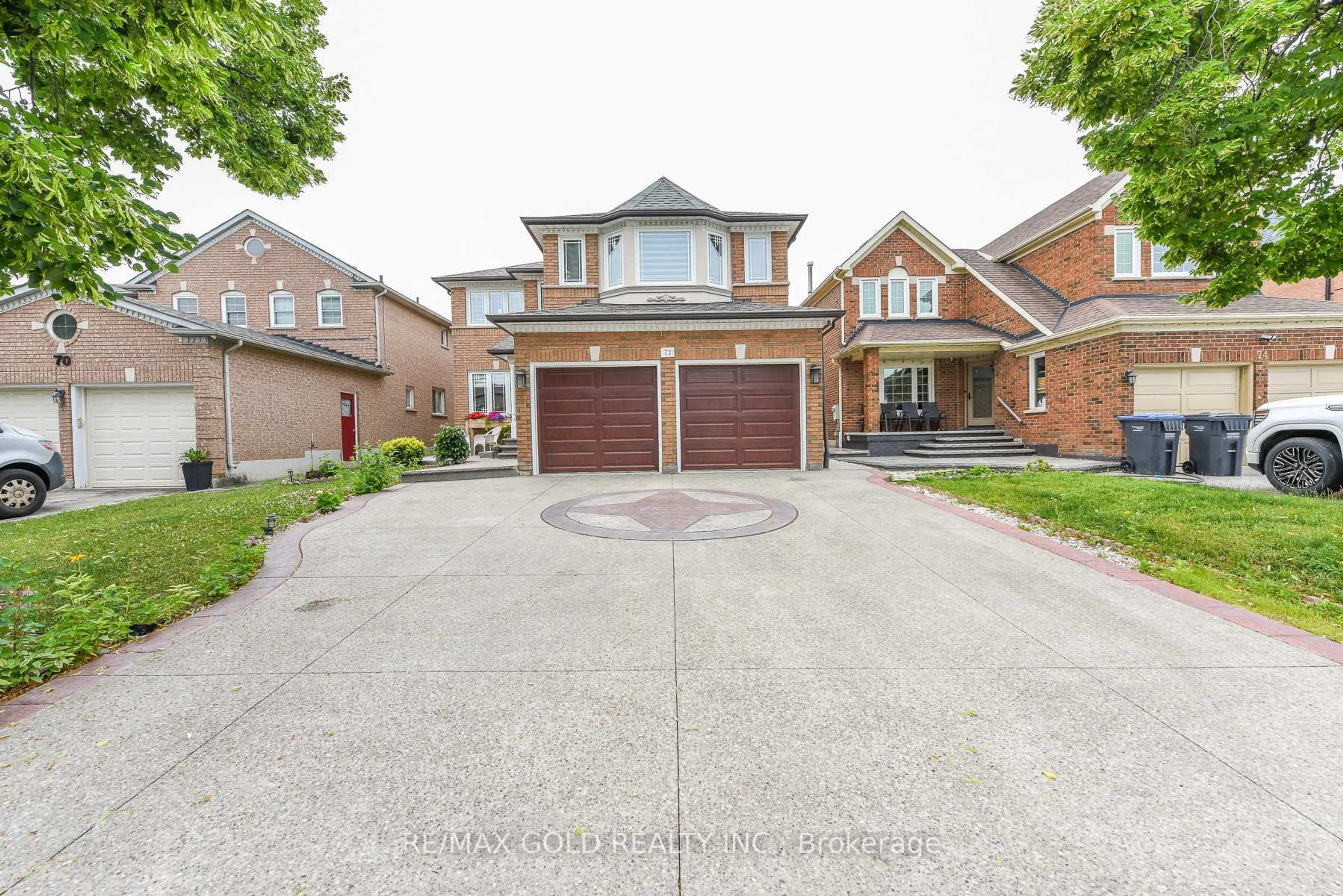 Home with brick exterior material, street for 72 Rainforest Dr, Brampton Ontario L6R 1B1