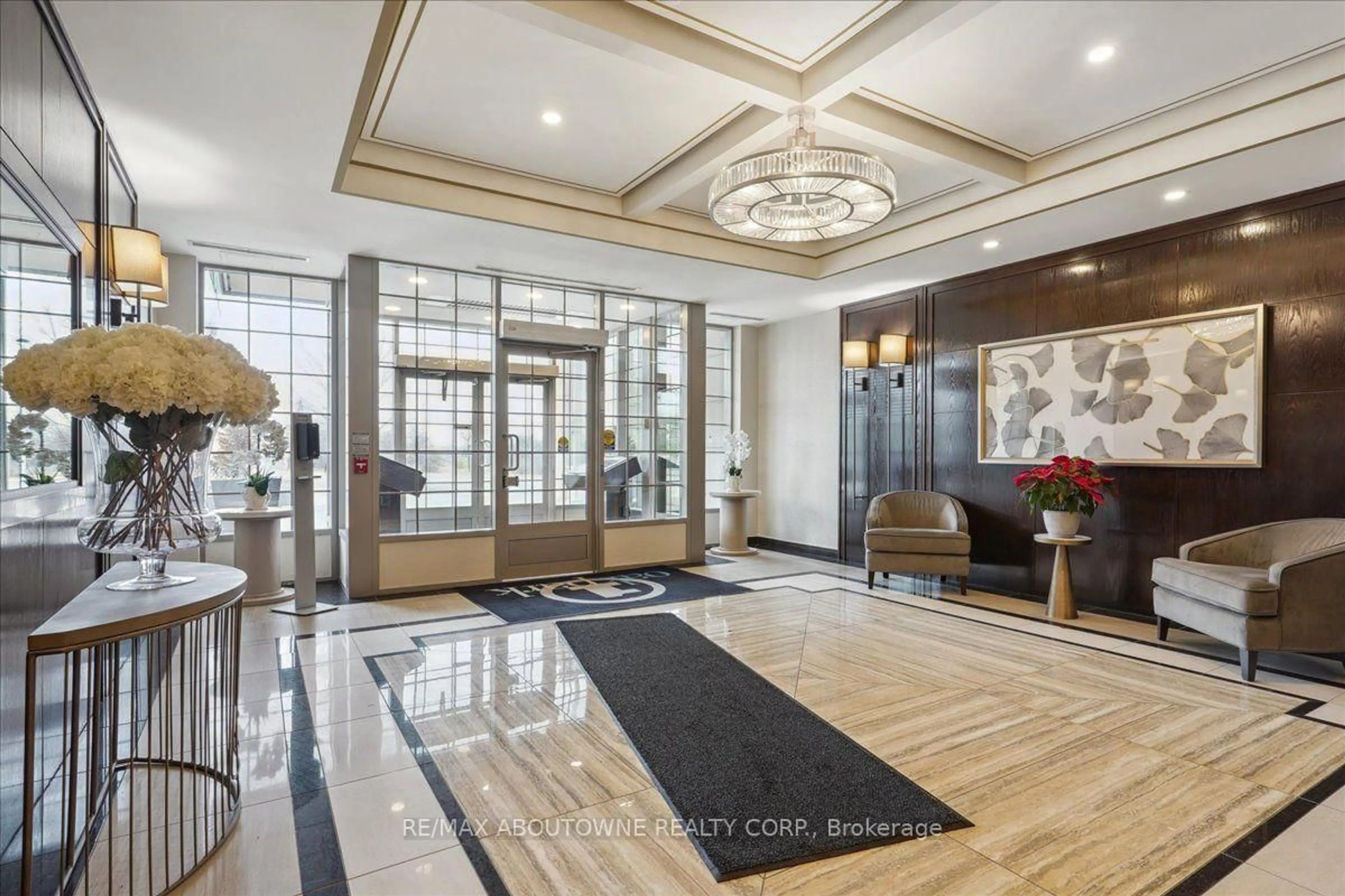 Lobby for 2365 Central Park Dr #610, Oakville Ontario L6H 0C7