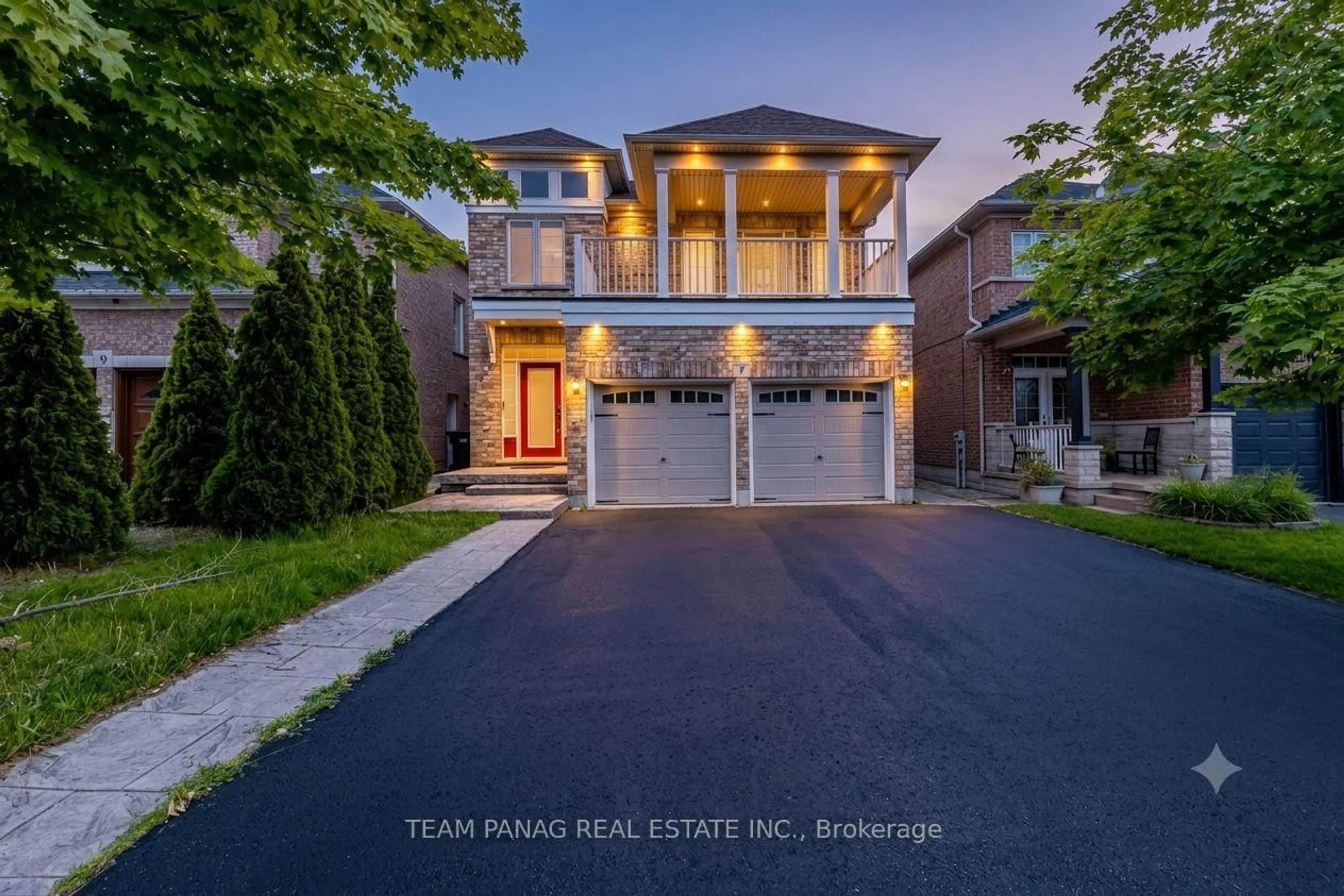 Home with brick exterior material, street for 7 Village Lake Cres, Brampton Ontario L6S 6K2