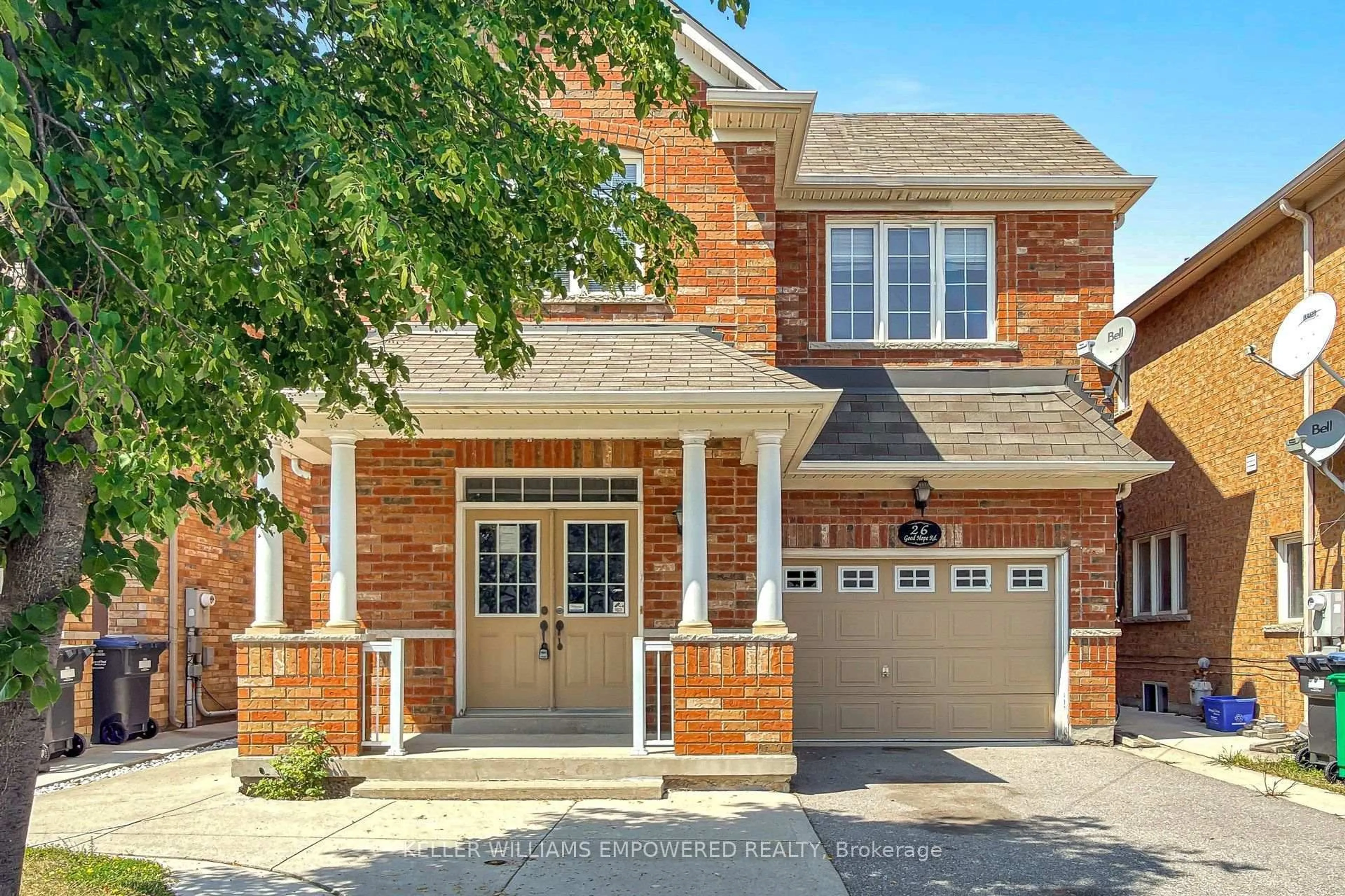 Home with brick exterior material, street for 26 Good Hope Rd, Brampton Ontario L6R 3L7