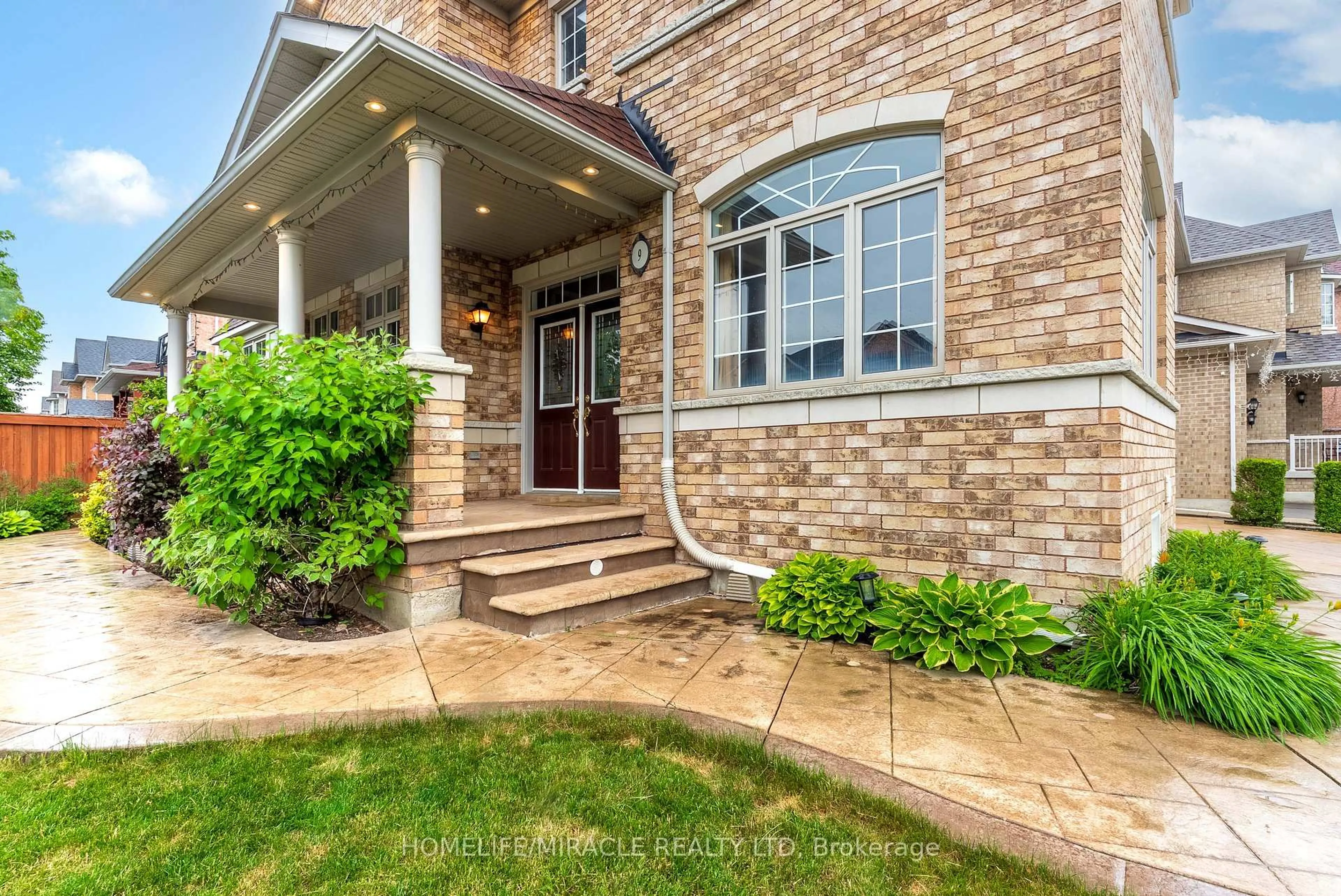 Home with brick exterior material, street for 9 Peridot Rd, Brampton Ontario L6P 0Z6