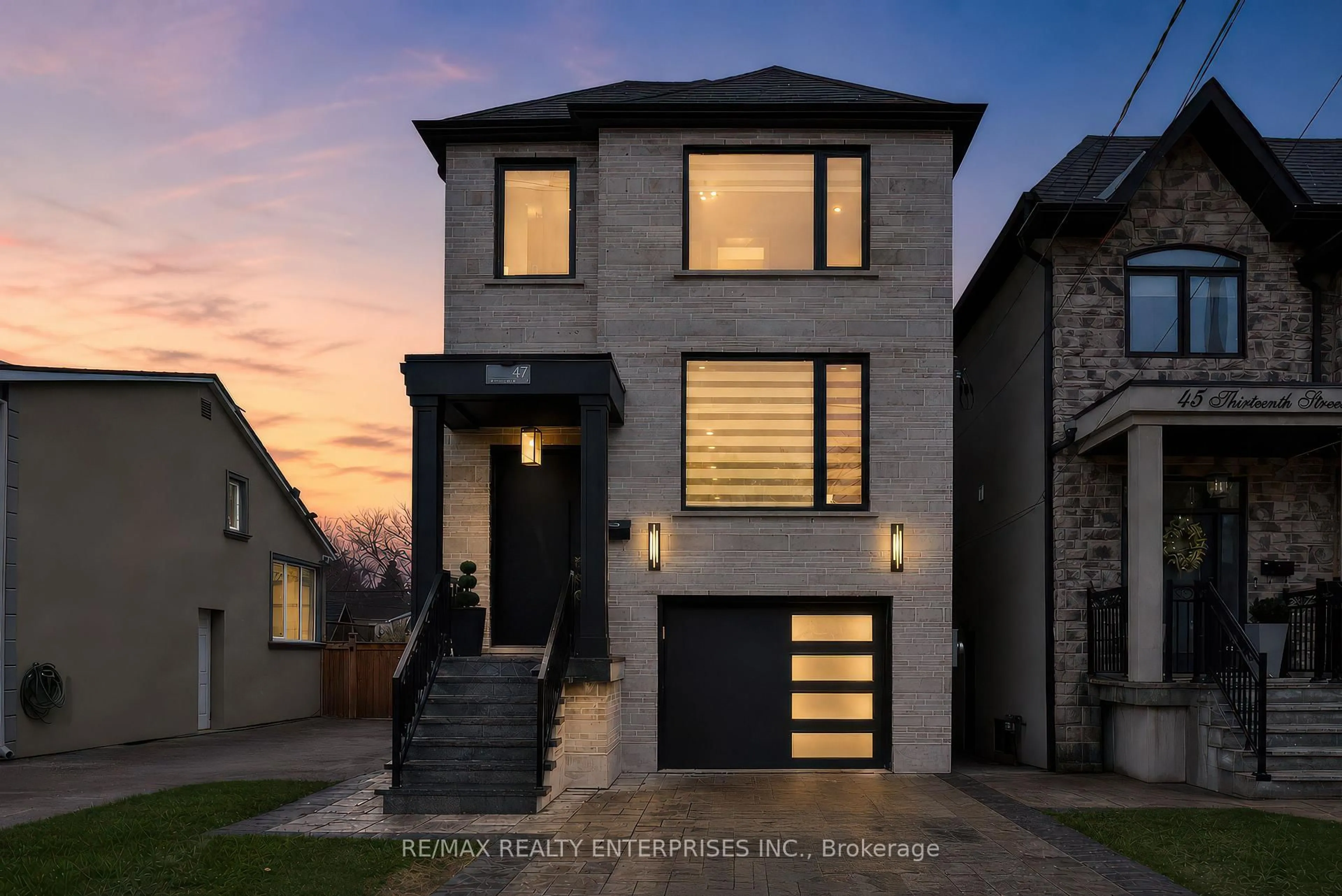 Home with brick exterior material, street for 47 Thirteenth St, Toronto Ontario M8V 3H3