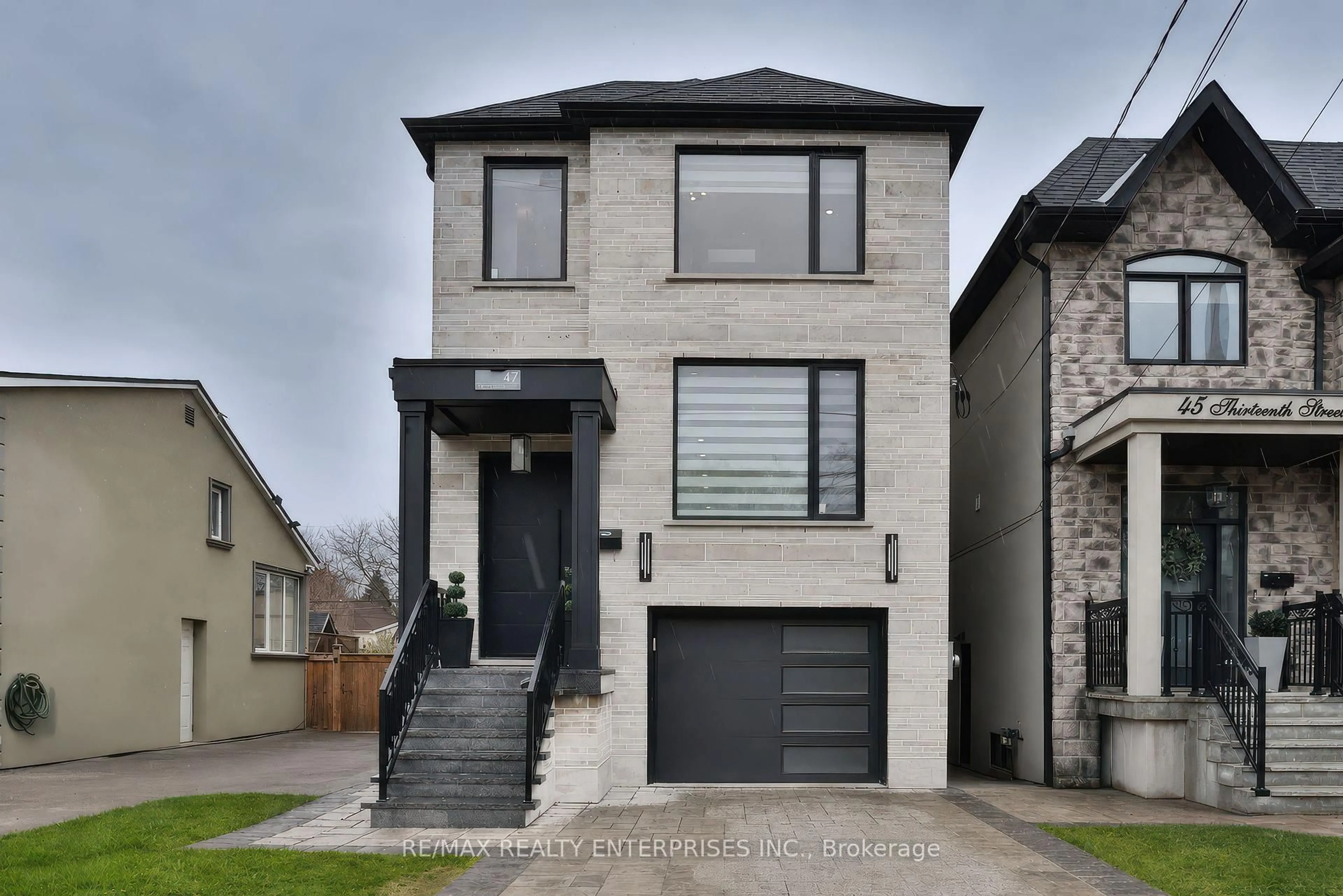 Home with brick exterior material, street for 47 Thirteenth St, Toronto Ontario M8V 3H3
