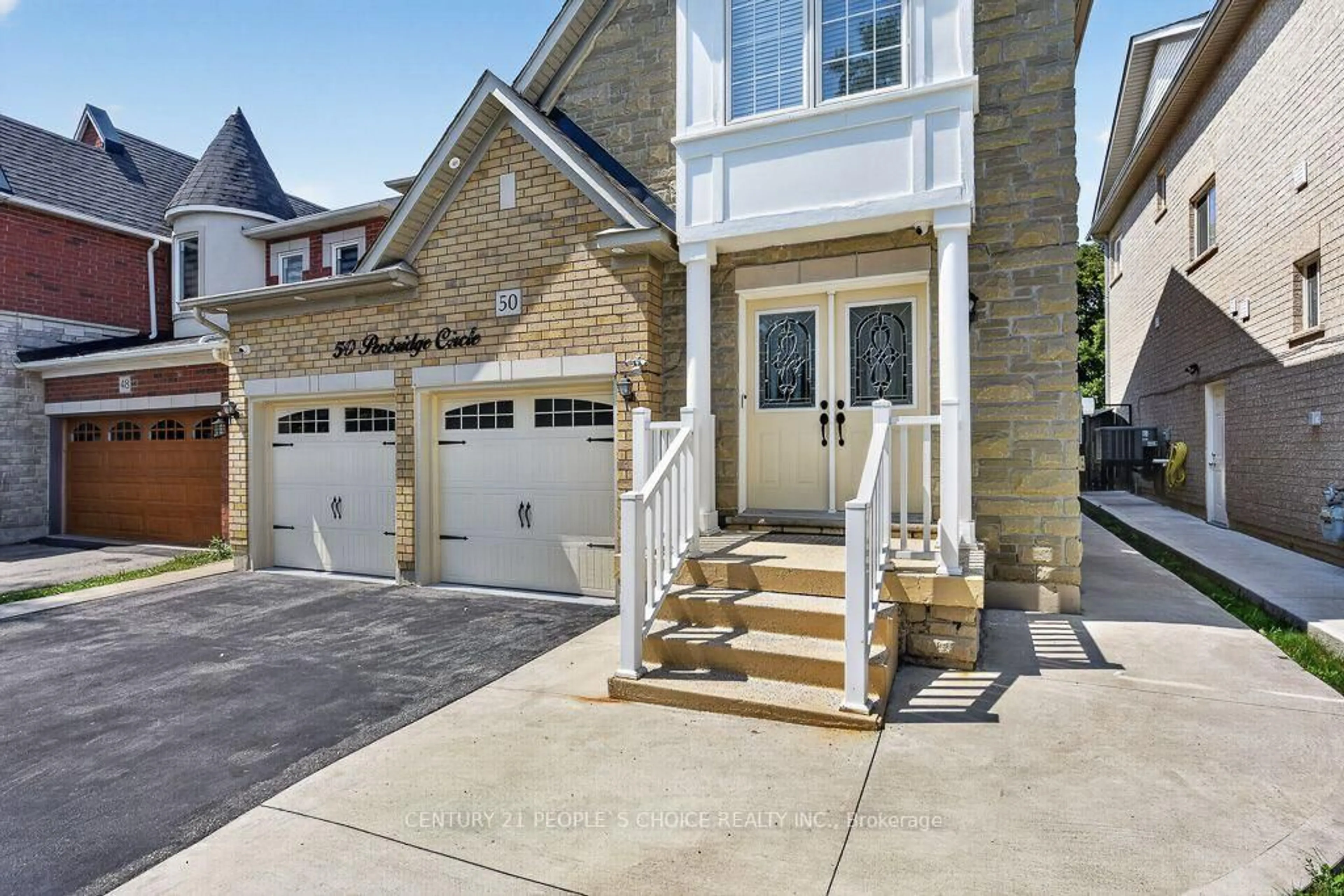 Home with brick exterior material, street for 50 Penbridge Circ, Brampton Ontario L7A 2P9