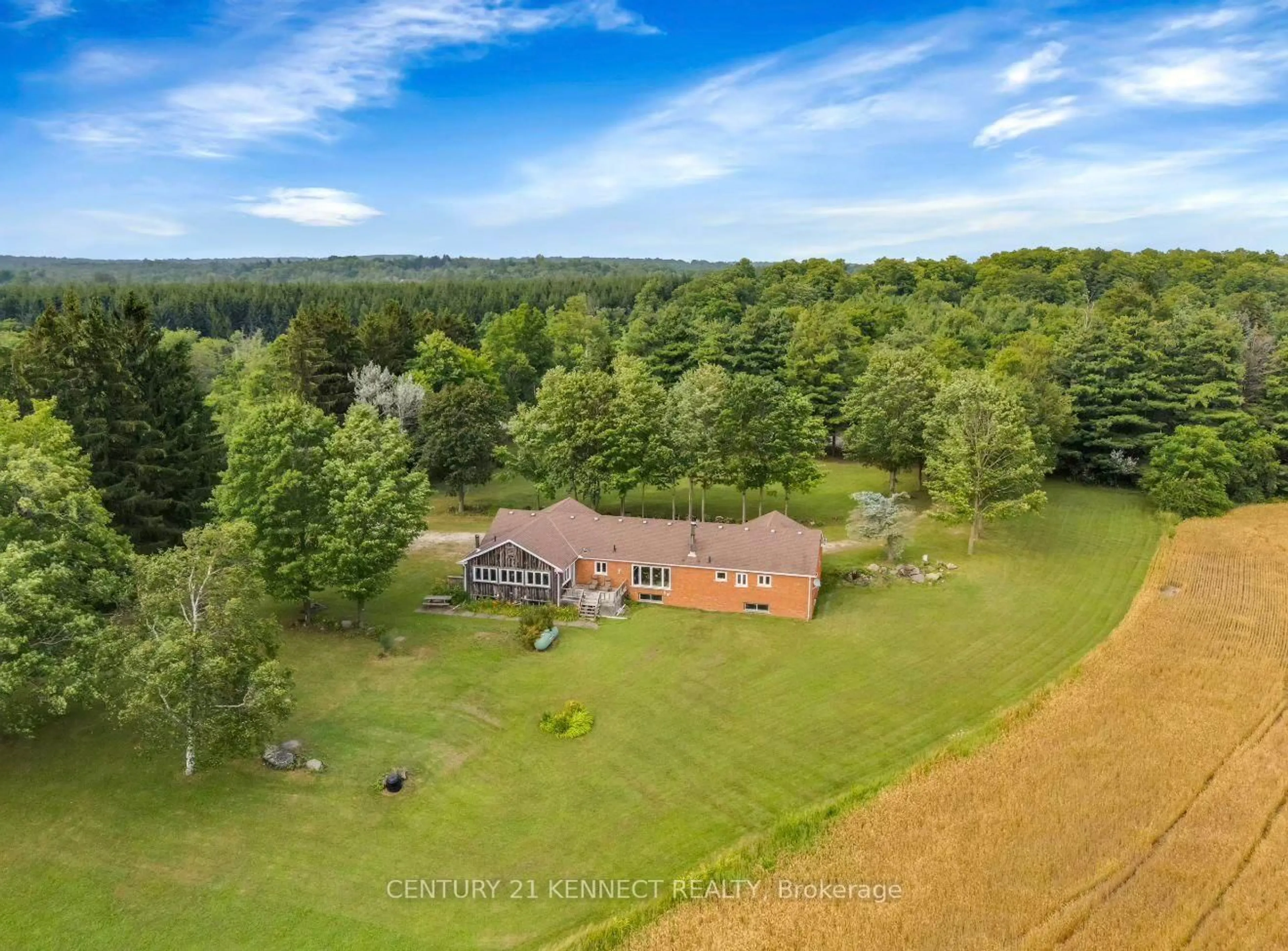 A pic from outside/outdoor area/front of a property/back of a property/a pic from drone, water/lake/river/ocean view for 14146 Crewsons Line, Milton Ontario L0P 1H0
