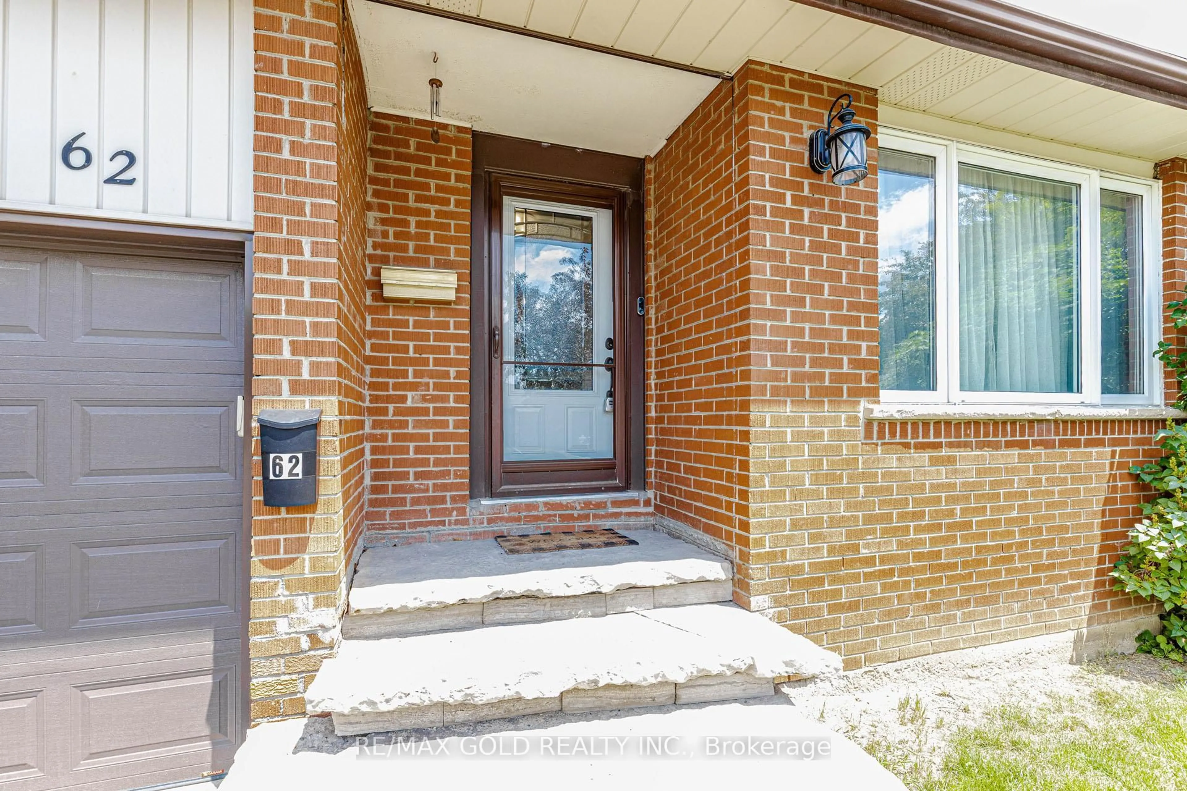 Home with brick exterior material, street for 62 Charters Rd, Brampton Ontario L6V 2S5