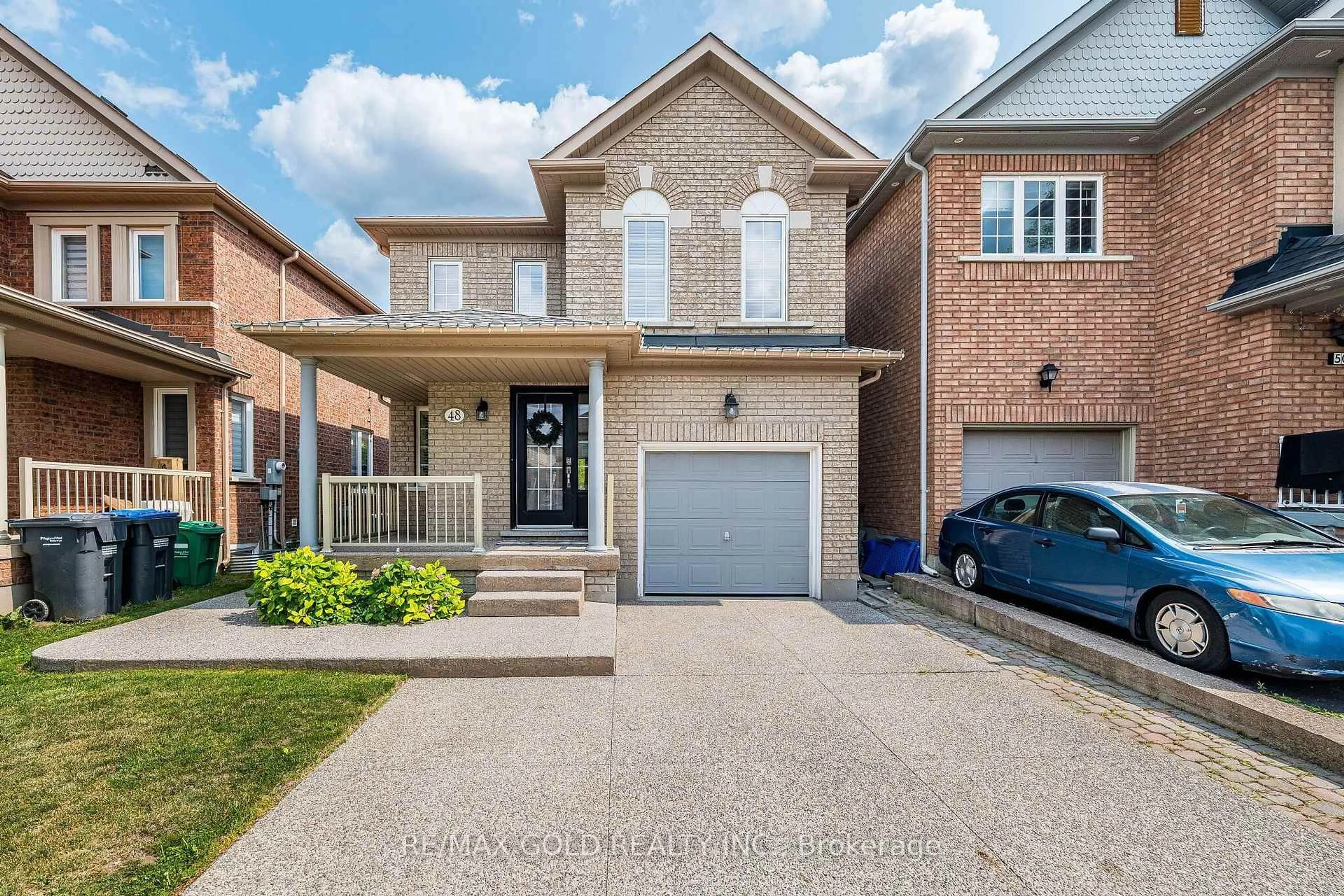 Home with brick exterior material, street for 48 Redfinch Way, Brampton Ontario L7A 2B2