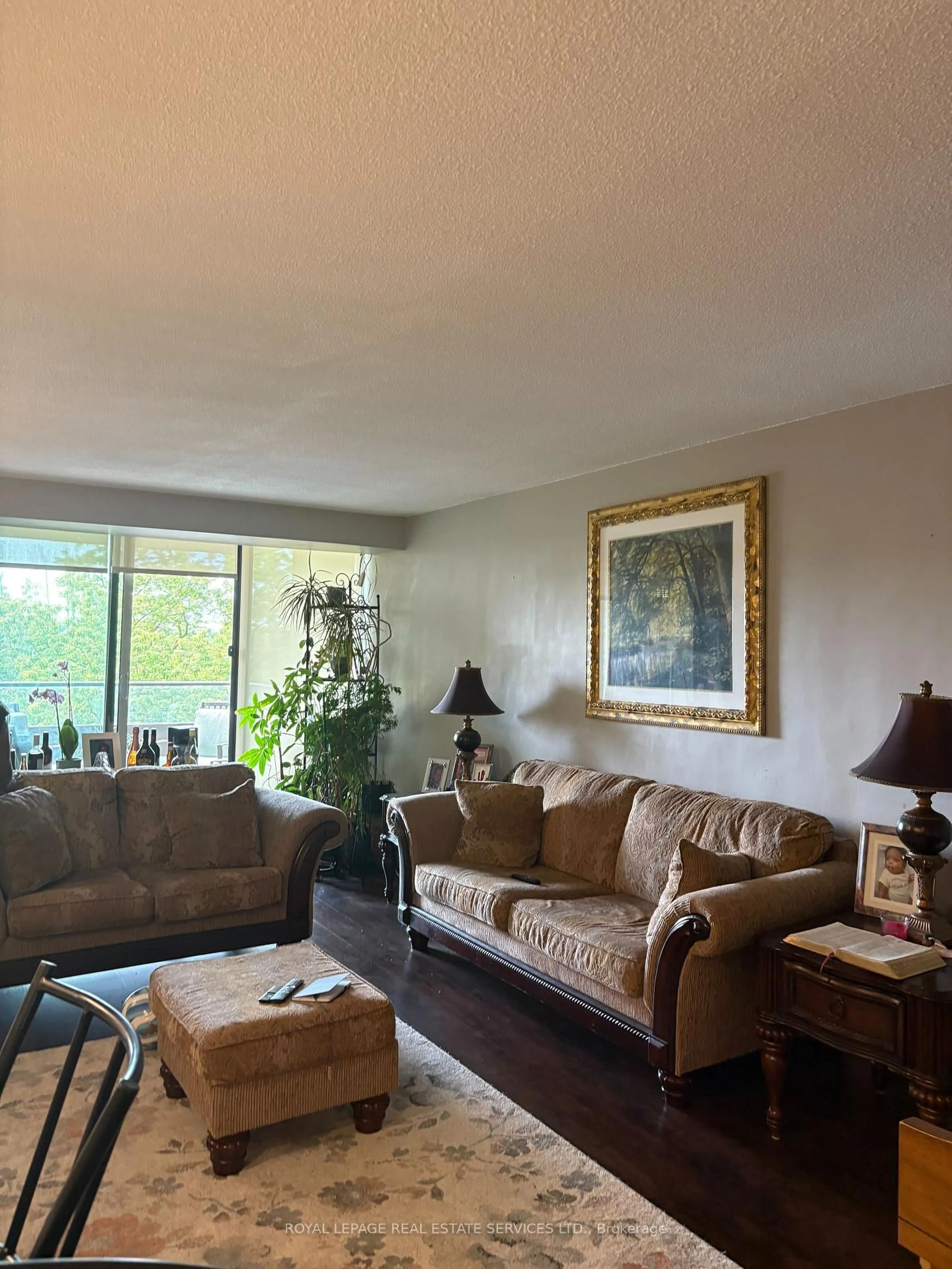 Living room with furniture, unknown for 75 Emmett Ave #307, Toronto Ontario M6M 5A7