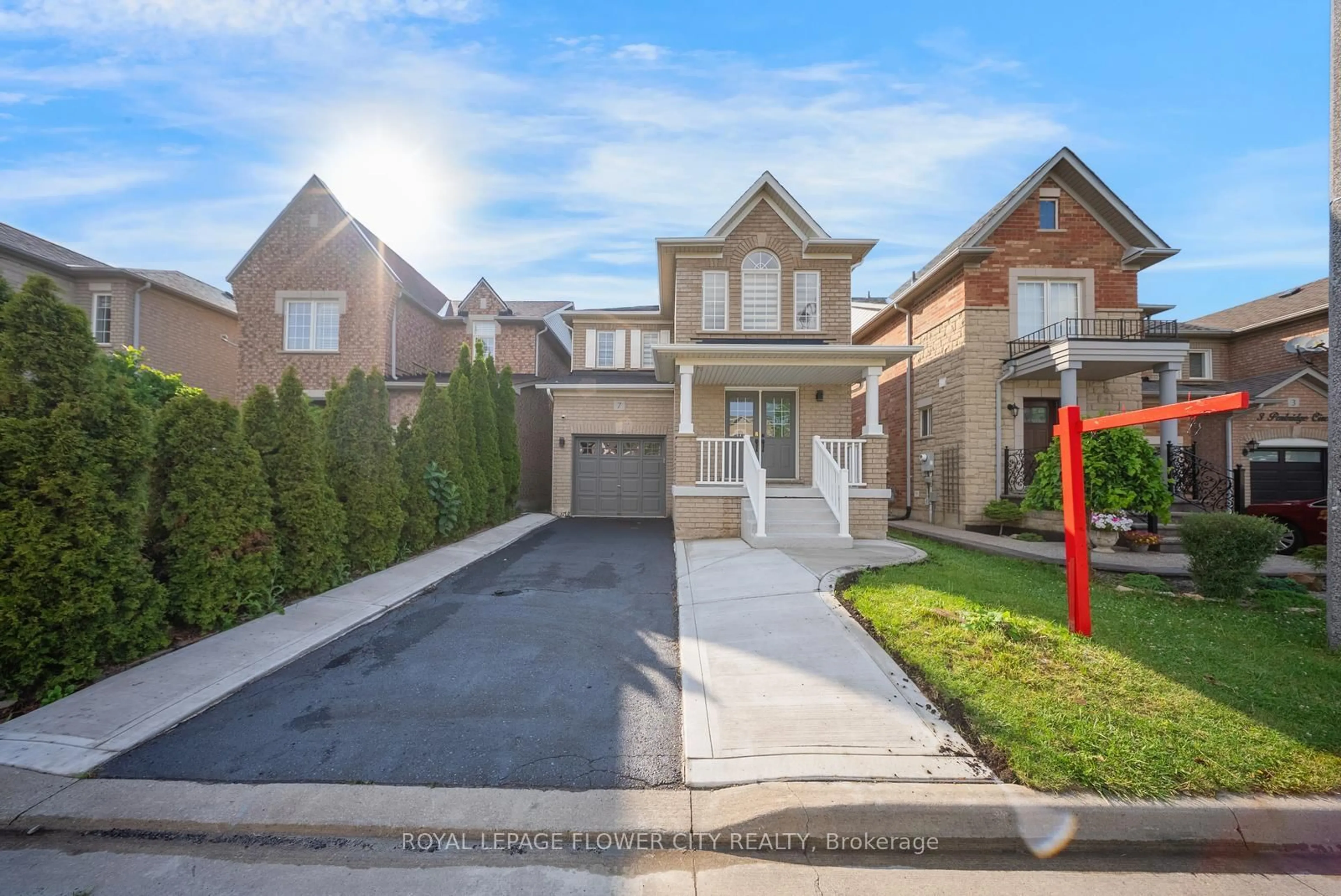 Home with brick exterior material, street for 7 Penbridge Circ, Brampton Ontario L7A 2P8