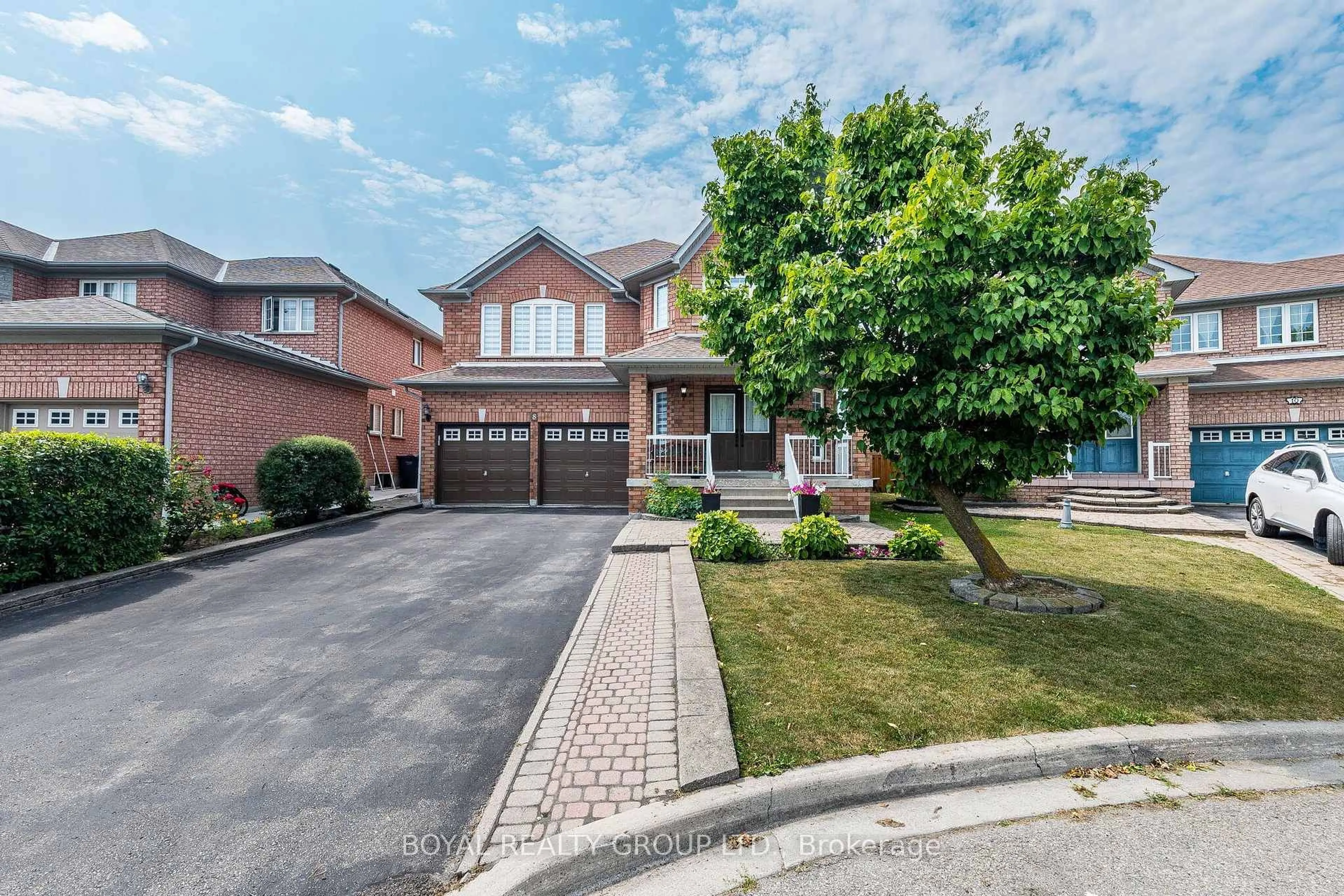 Home with brick exterior material, street for 8 Coniferous Crt, Brampton Ontario L6R 1M5