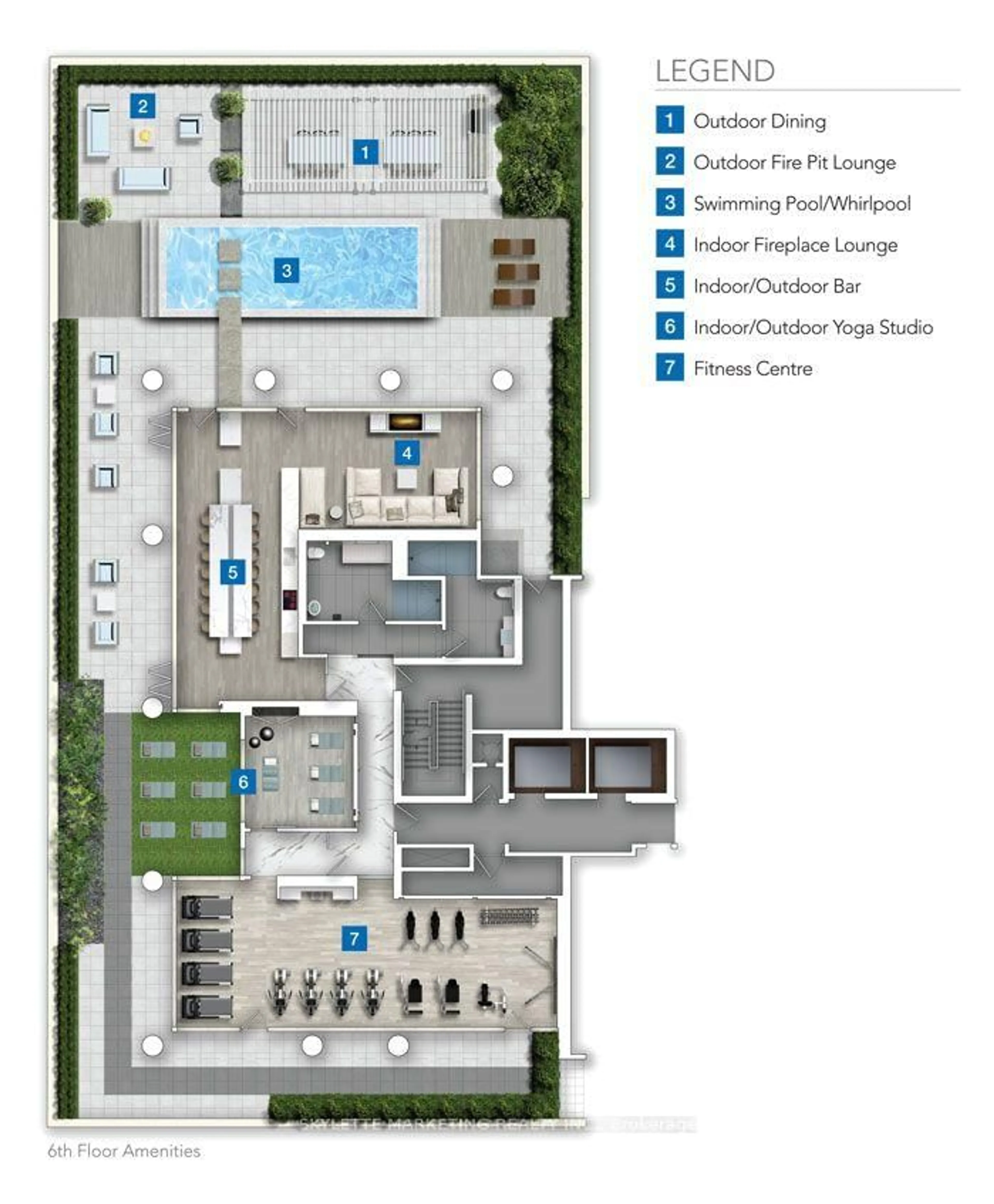Floor plan for 370 Martha St #1810, Burlington Ontario L7R 0G9