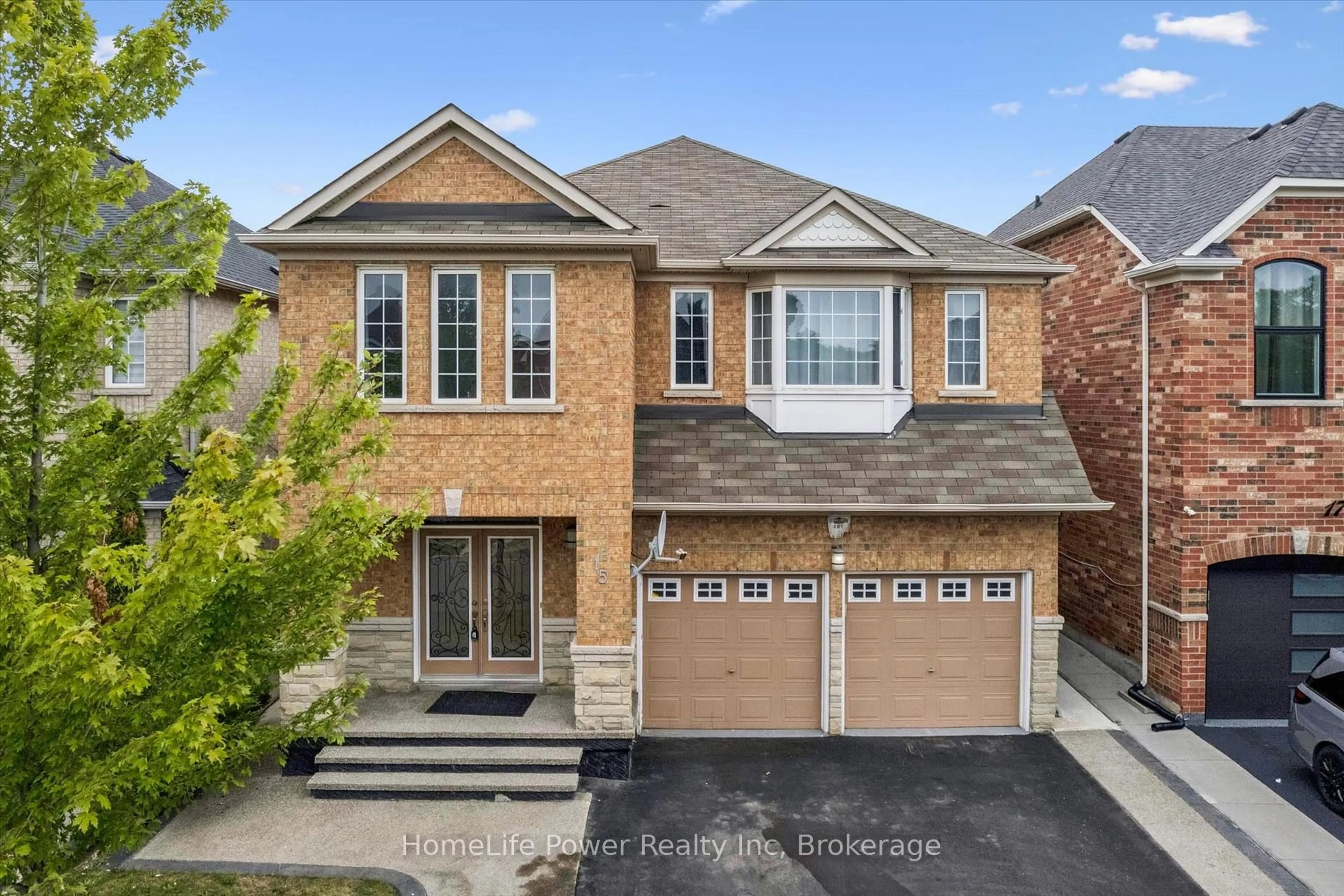 Home with brick exterior material, street for 15 Lucky Lane, Brampton Ontario L6R 3M3