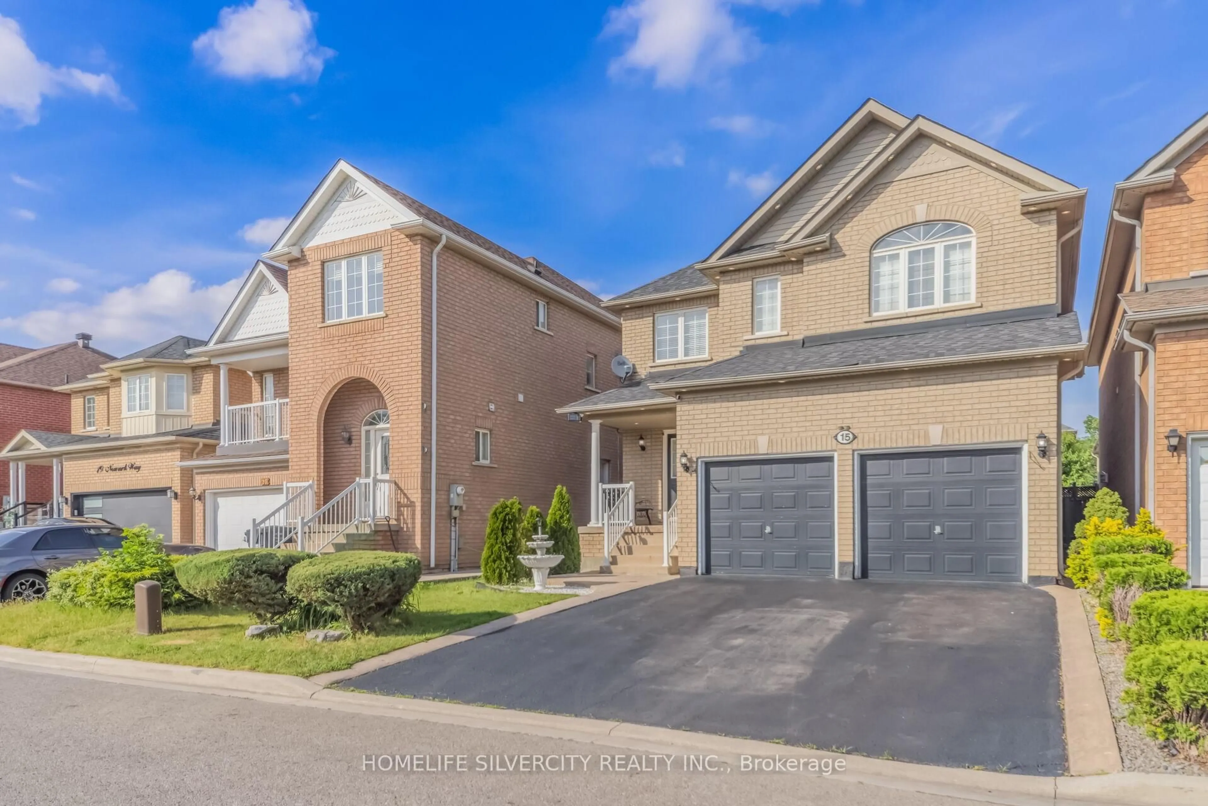 Home with brick exterior material, street for 15 Newark Way, Brampton Ontario L7A 2V1