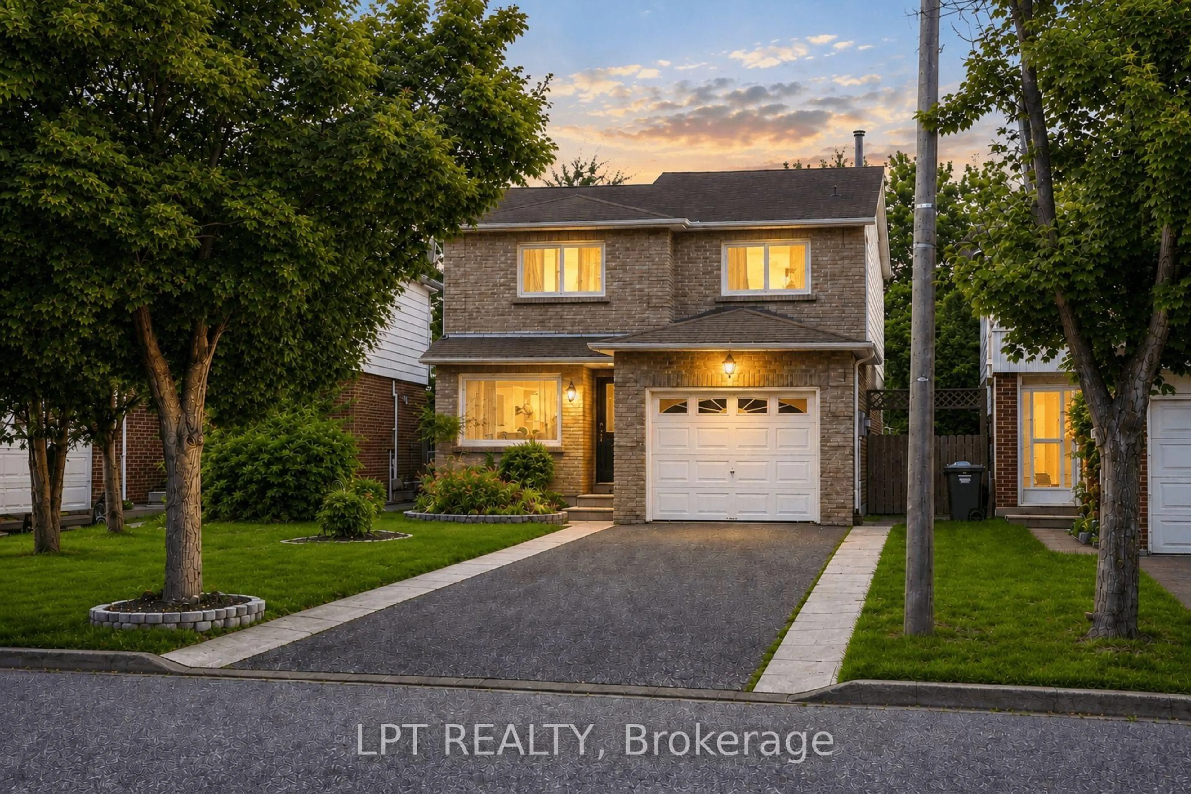 Home with brick exterior material, street for 38 Pickard Lane, Brampton Ontario L6Y 2M5