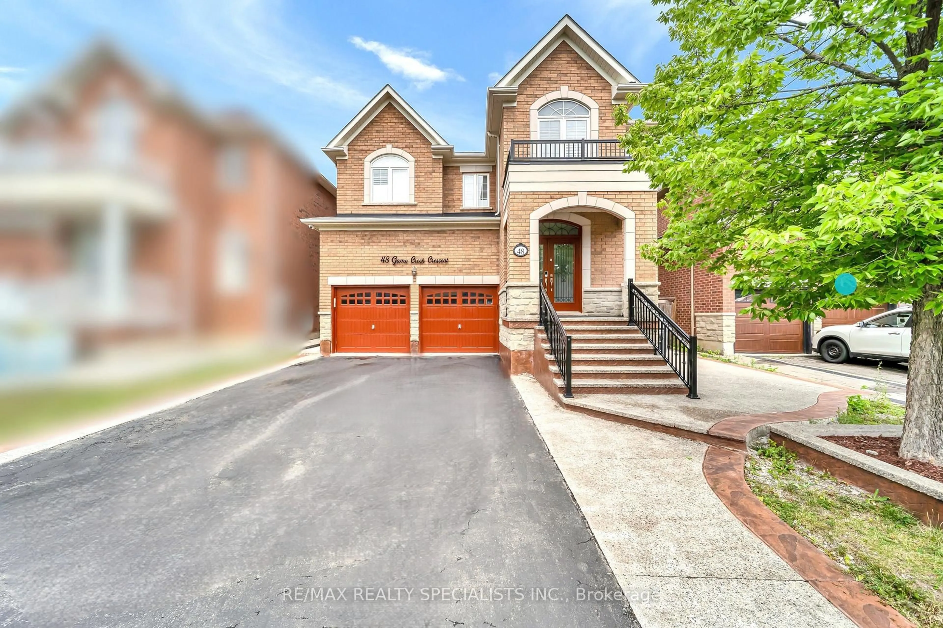 Home with brick exterior material, street for 48 Game Creek Cres, Brampton Ontario L7A 0K3
