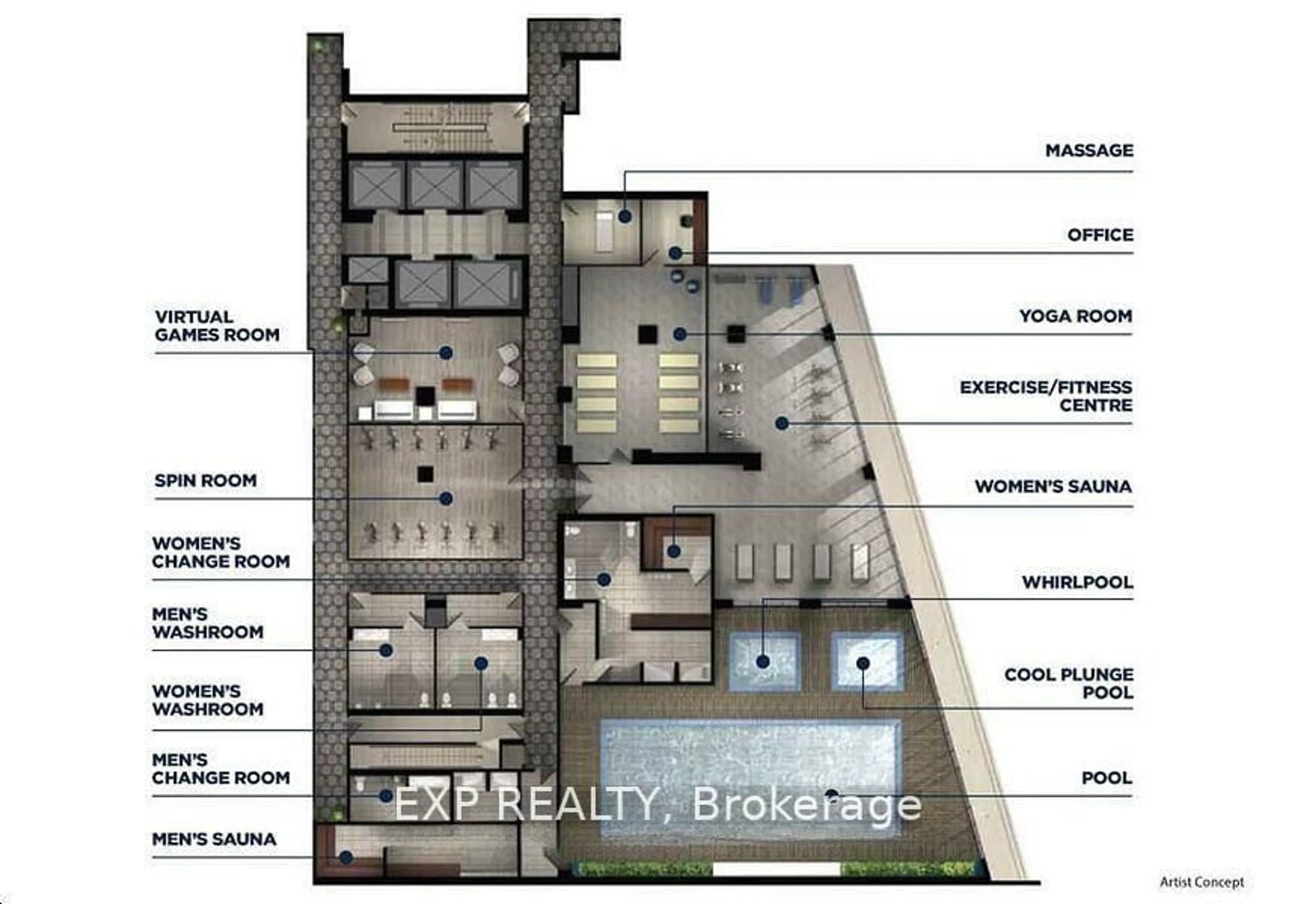 Floor plan for 39 Annie Craig Dr #602, Toronto Ontario M8V 0H1