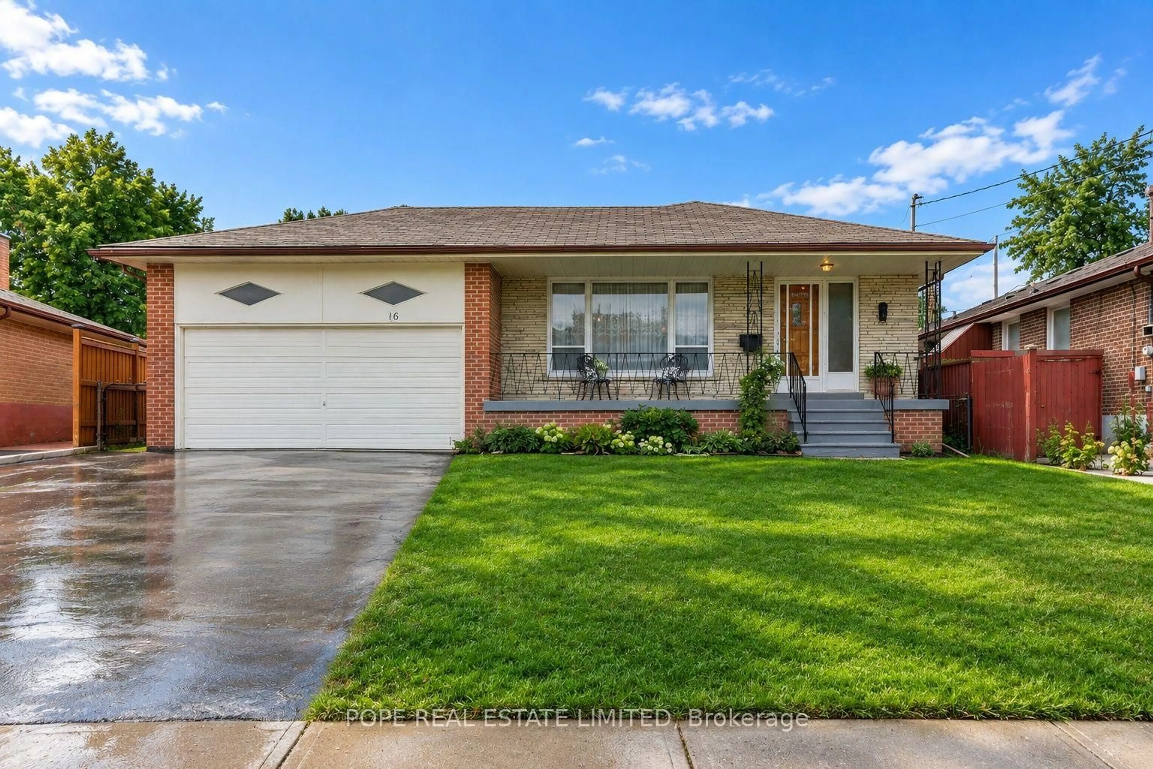 Home with brick exterior material, street for 16 Pipestone Pl, Toronto Ontario M9W 3V4