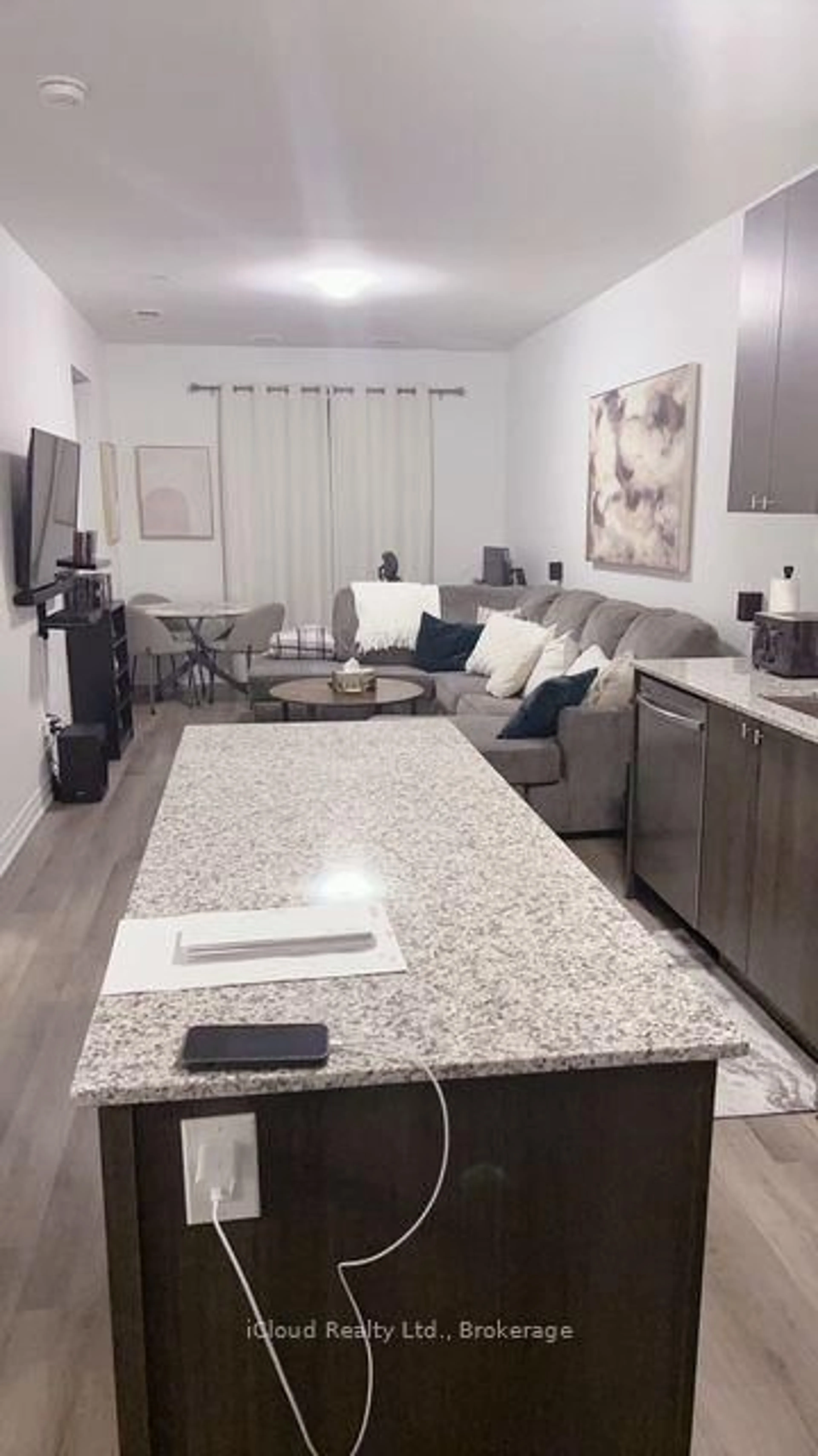 Living room with furniture, unknown for 470 Gordon Krantz Ave #319, Milton Ontario L9E 1Z3