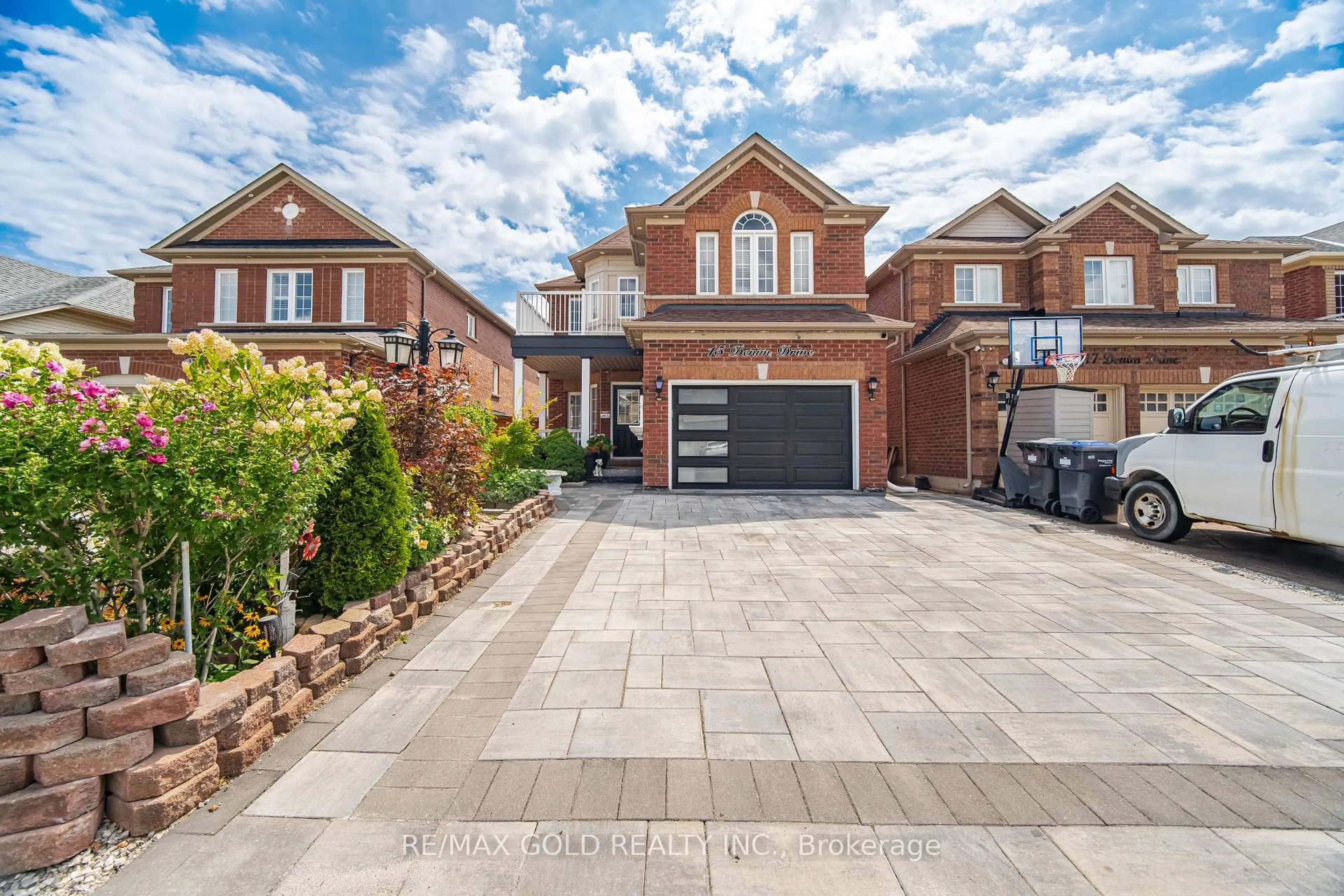 Home with brick exterior material, street for 15 Denim Dr, Brampton Ontario L6P 1K4