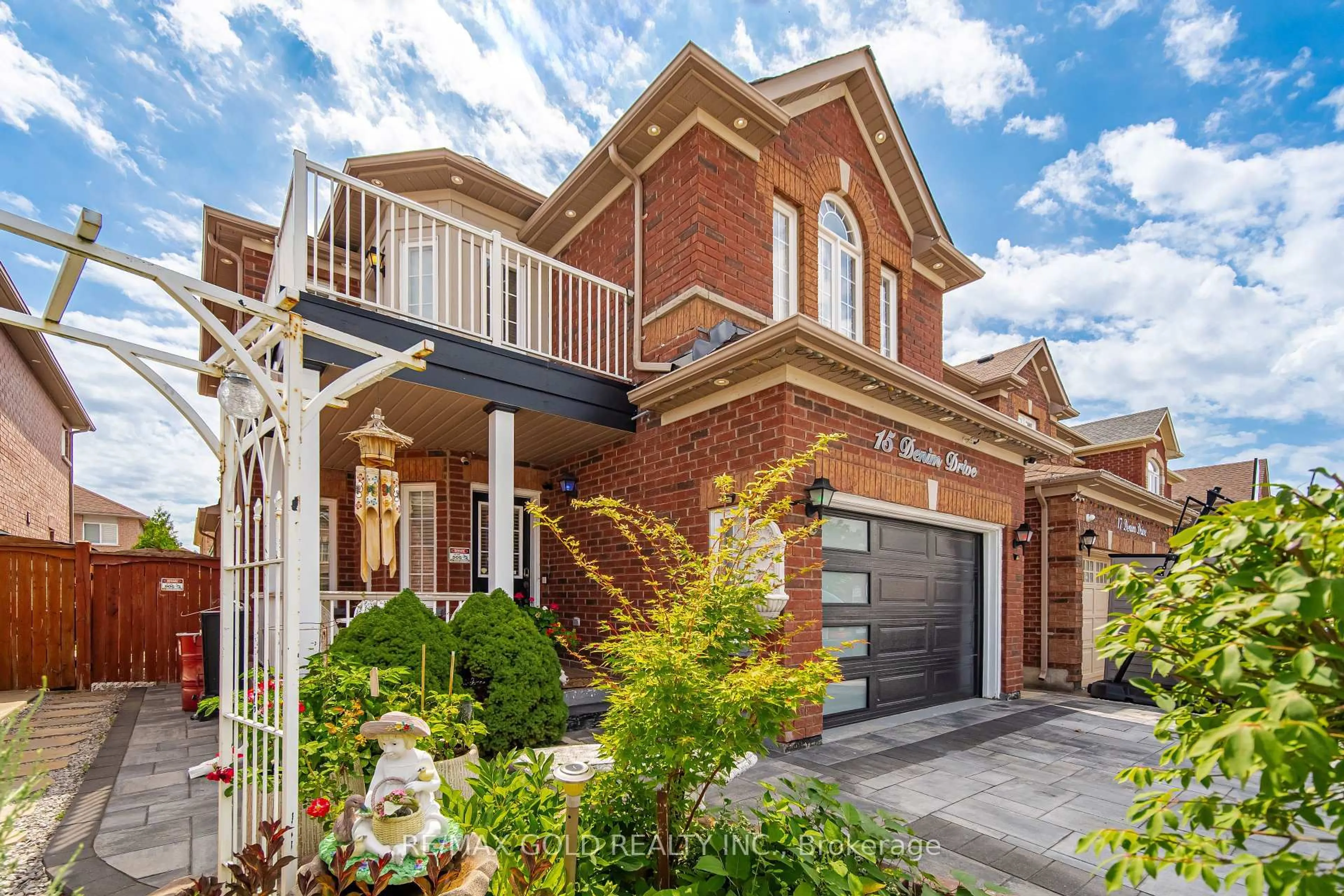 Home with brick exterior material, street for 15 Denim Dr, Brampton Ontario L6P 1K4