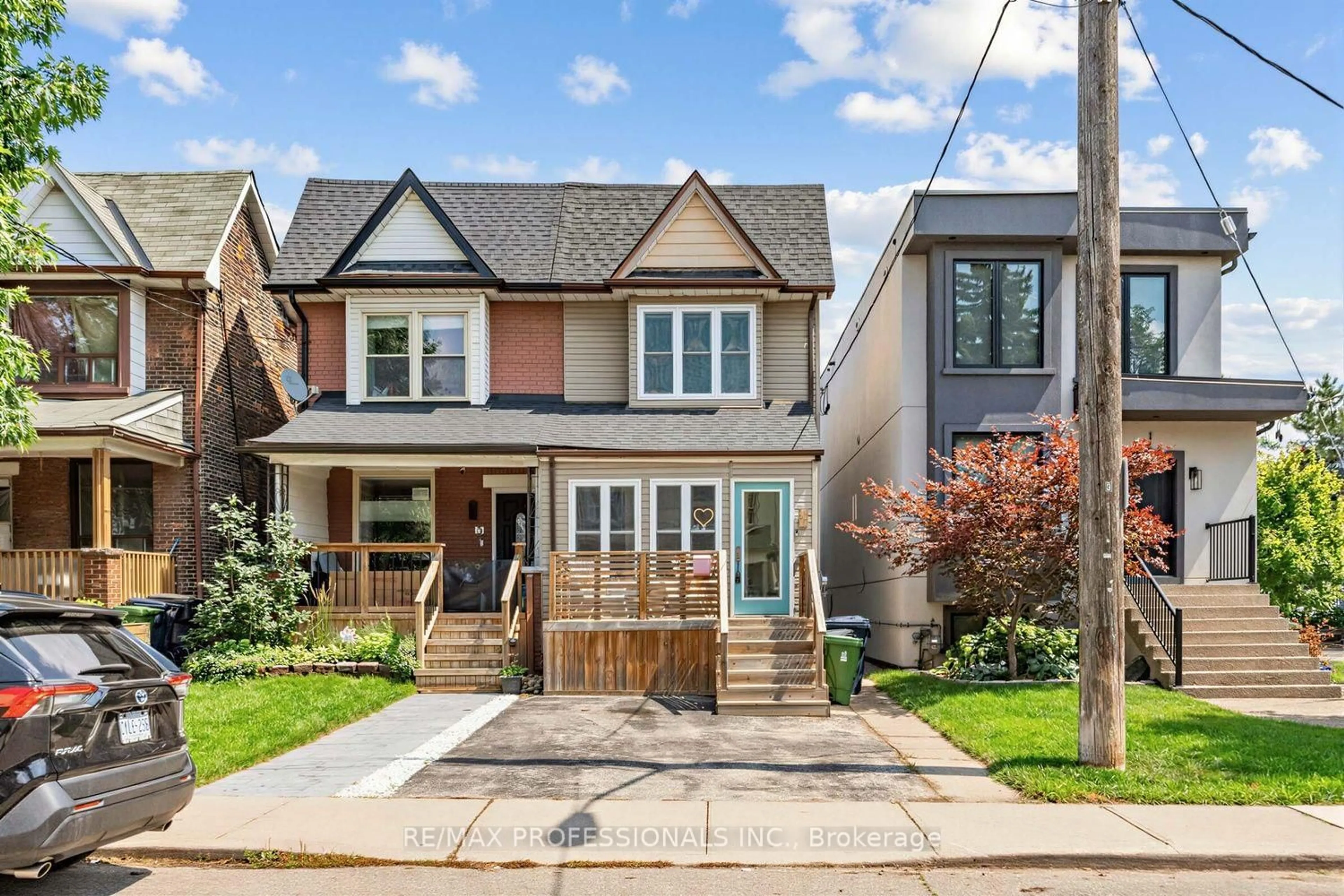 Home with brick exterior material, street for 3 Blakley Ave, Toronto Ontario M6N 3Y4