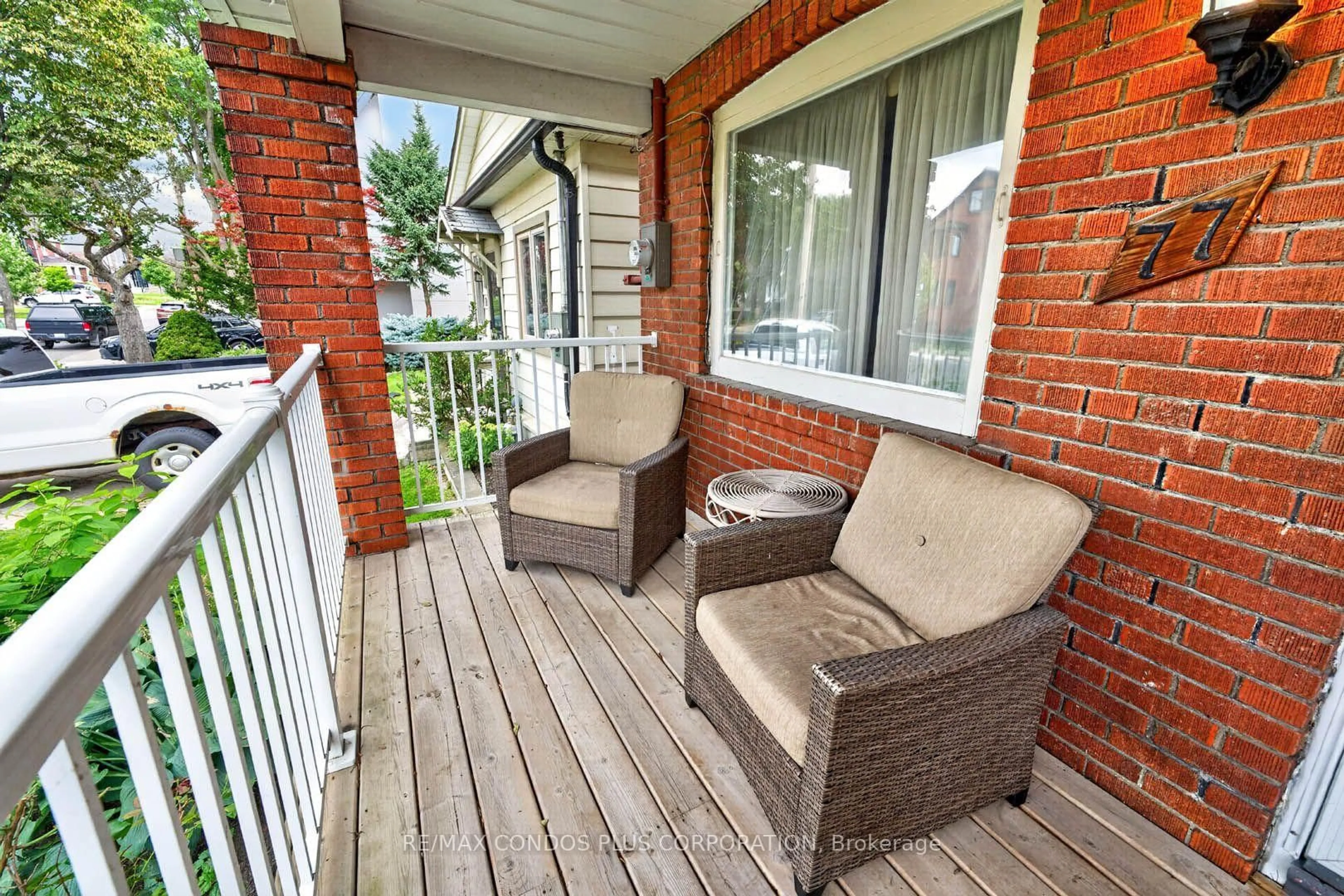 Patio, street for 77 Fifth St, Toronto Ontario M8V 2Z1